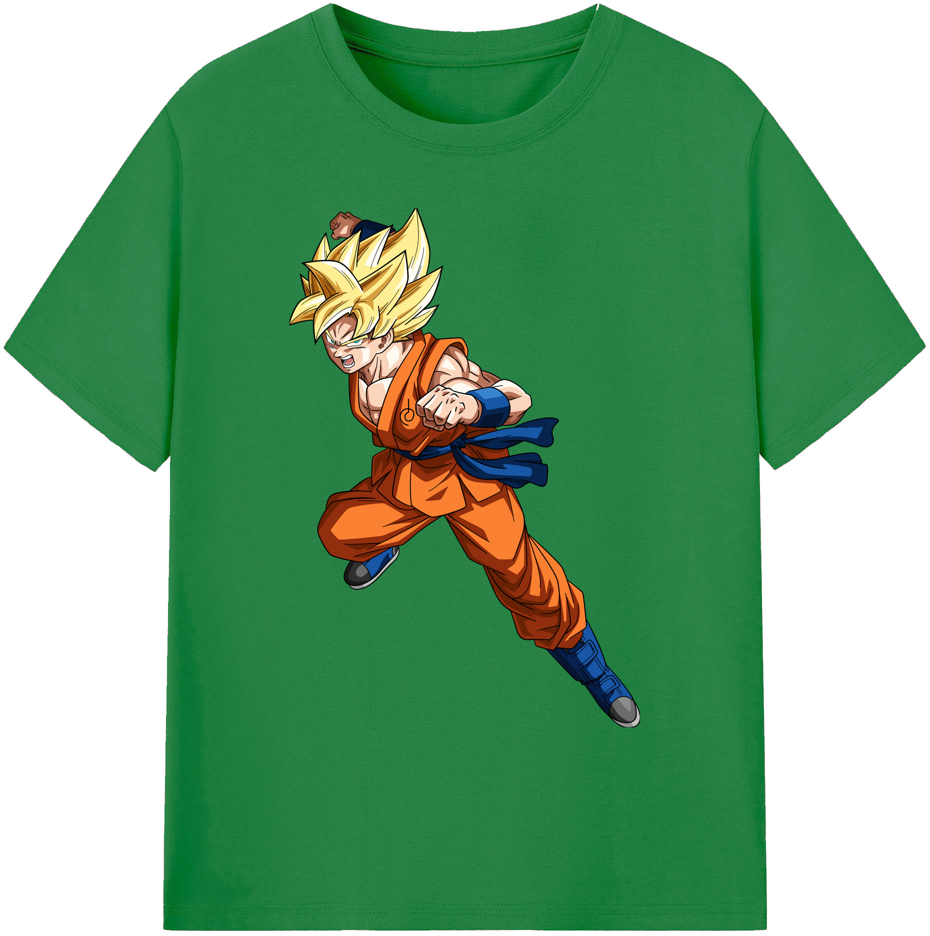 （画像用） ドラゴンボール 孫悟空（そん ごくう）Son Goku カカロット DRAGON BALL Kakarotto 綿100％ メンズ半袖Tシャツ｜肌触りやわらか＆通気性