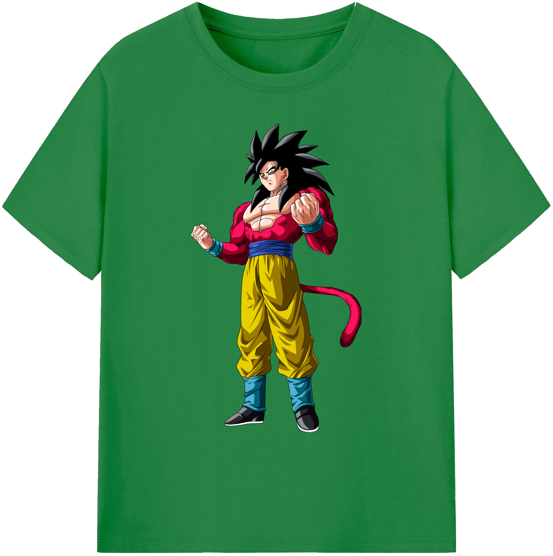 （画像用） ドラゴンボール 孫悟空（そん ごくう）Son Goku カカロット DRAGON BALL Kakarotto 綿100％ メンズ半袖Tシャツ｜肌触りやわらか＆通気性