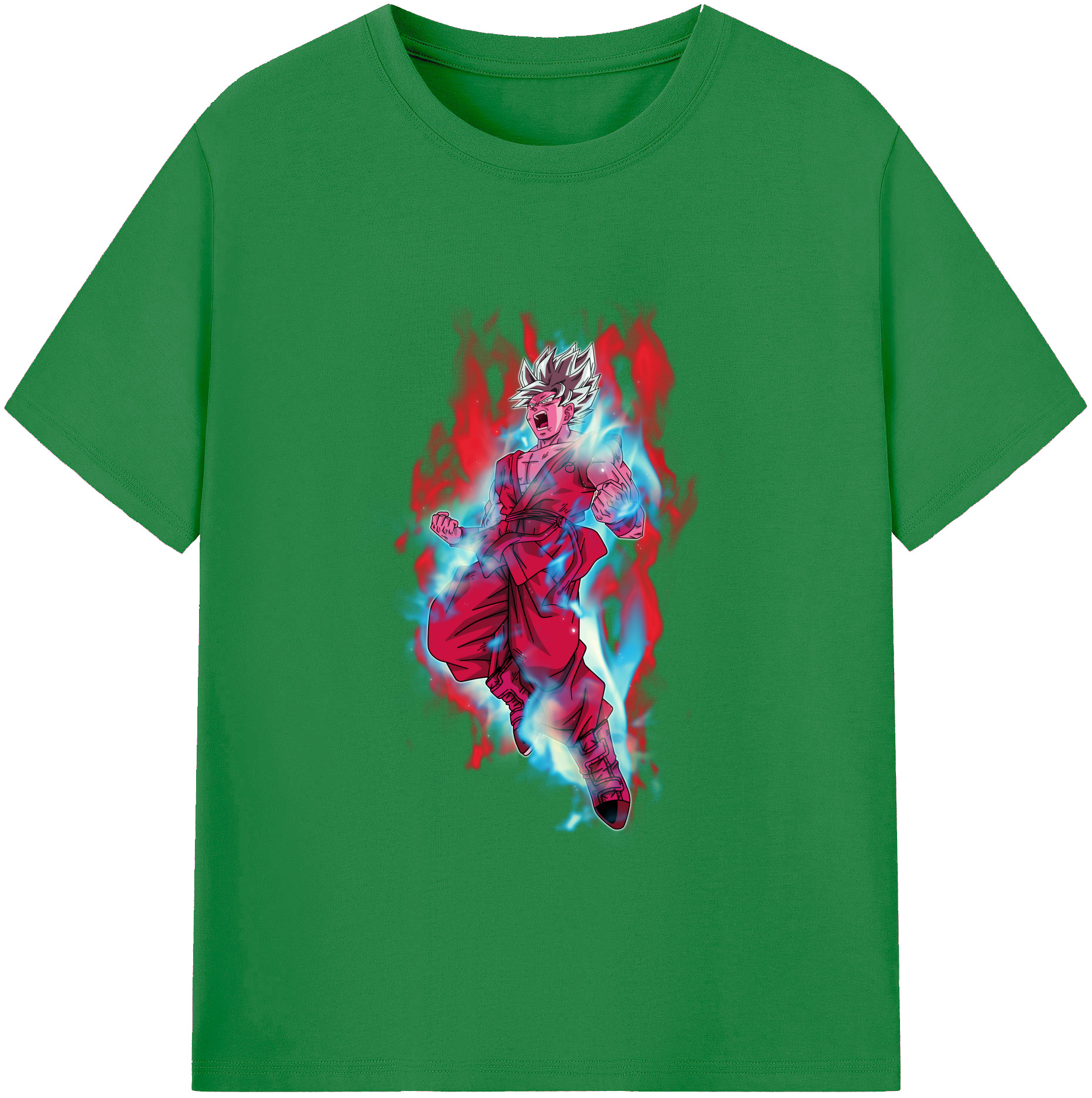 （画像用） ドラゴンボール 孫悟空（そん ごくう）Son Goku カカロット DRAGON BALL Kakarotto 綿100％ メンズ半袖Tシャツ｜肌触りやわらか＆通気性