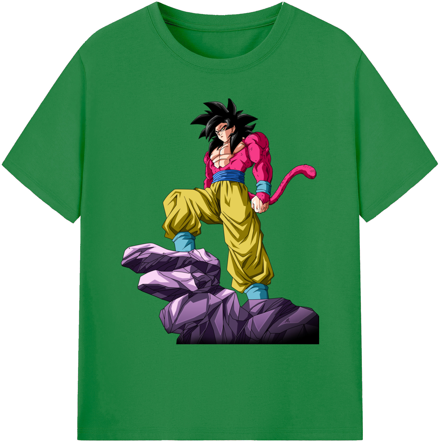 （画像用） ドラゴンボール 孫悟空（そん ごくう）Son Goku カカロット DRAGON BALL Kakarotto 綿100％ メンズ半袖Tシャツ｜肌触りやわらか＆通気性