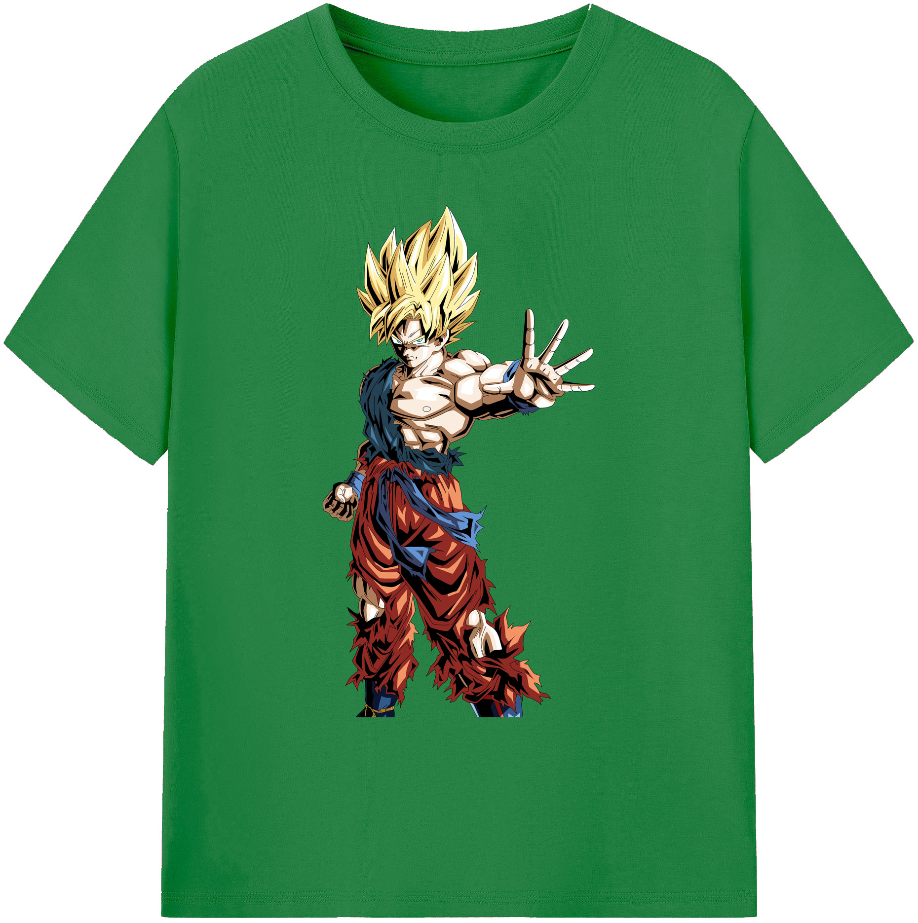（画像用） ドラゴンボール 孫悟空（そん ごくう）Son Goku カカロット DRAGON BALL Kakarotto 綿100％ メンズ半袖Tシャツ｜肌触りやわらか＆通気性