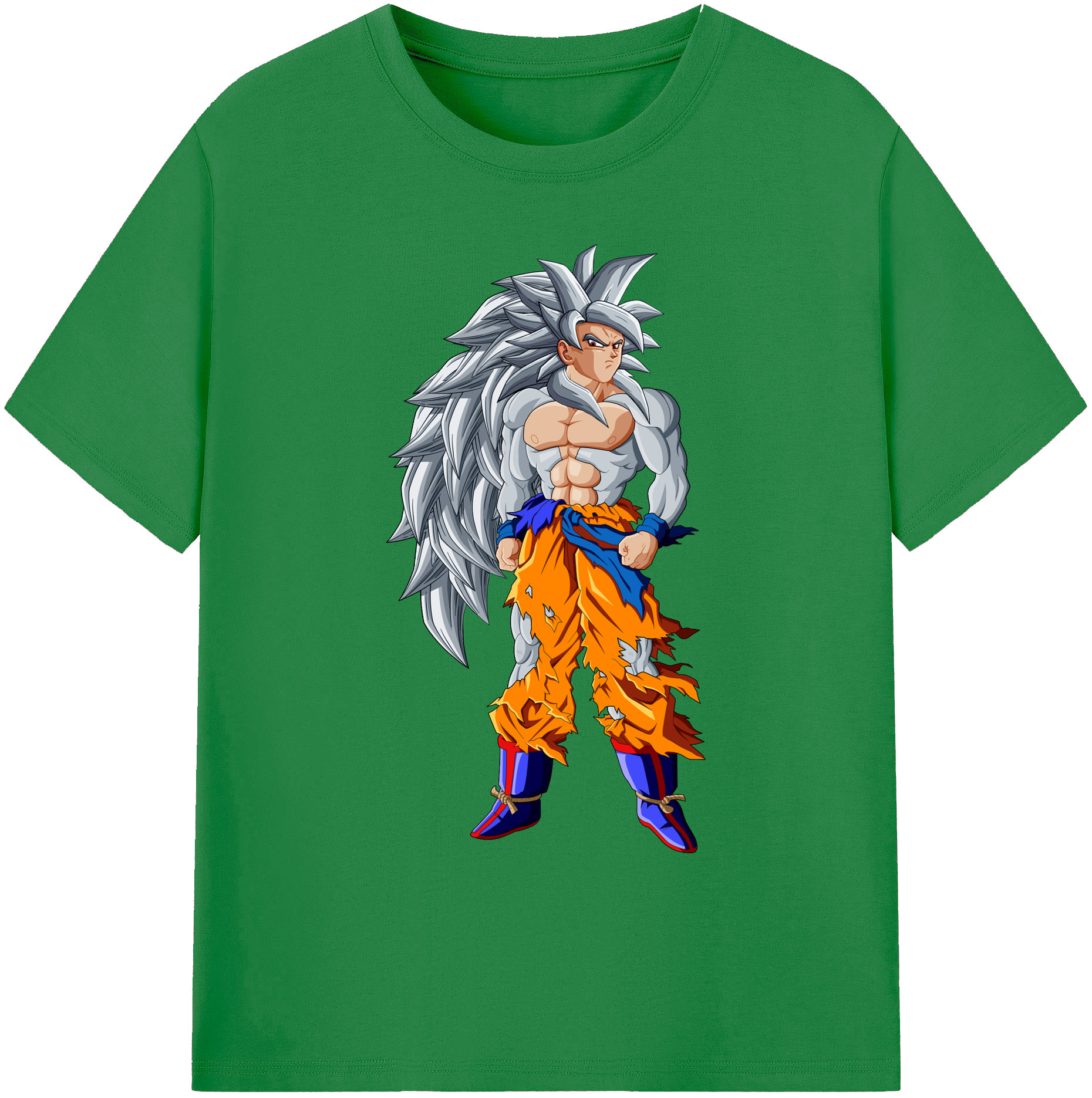 （画像用） ドラゴンボール 孫悟空（そん ごくう）Son Goku カカロット DRAGON BALL Kakarotto 綿100％ メンズ半袖Tシャツ｜肌触りやわらか＆通気性