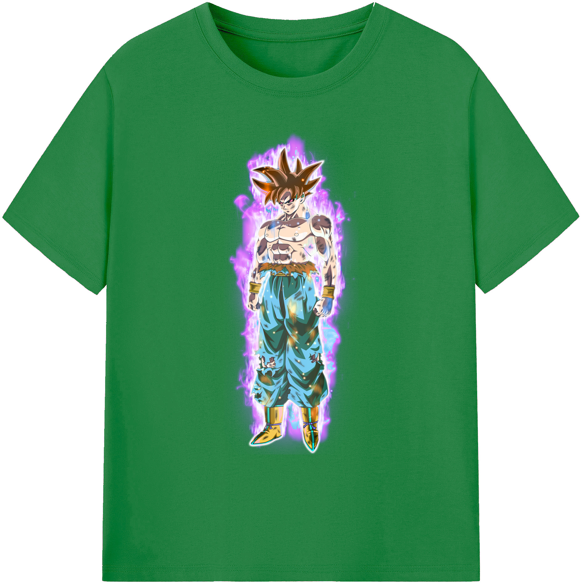 （画像用） ドラゴンボール 孫悟空（そん ごくう）Son Goku カカロット DRAGON BALL Kakarotto 綿100％ メンズ半袖Tシャツ｜肌触りやわらか＆通気性