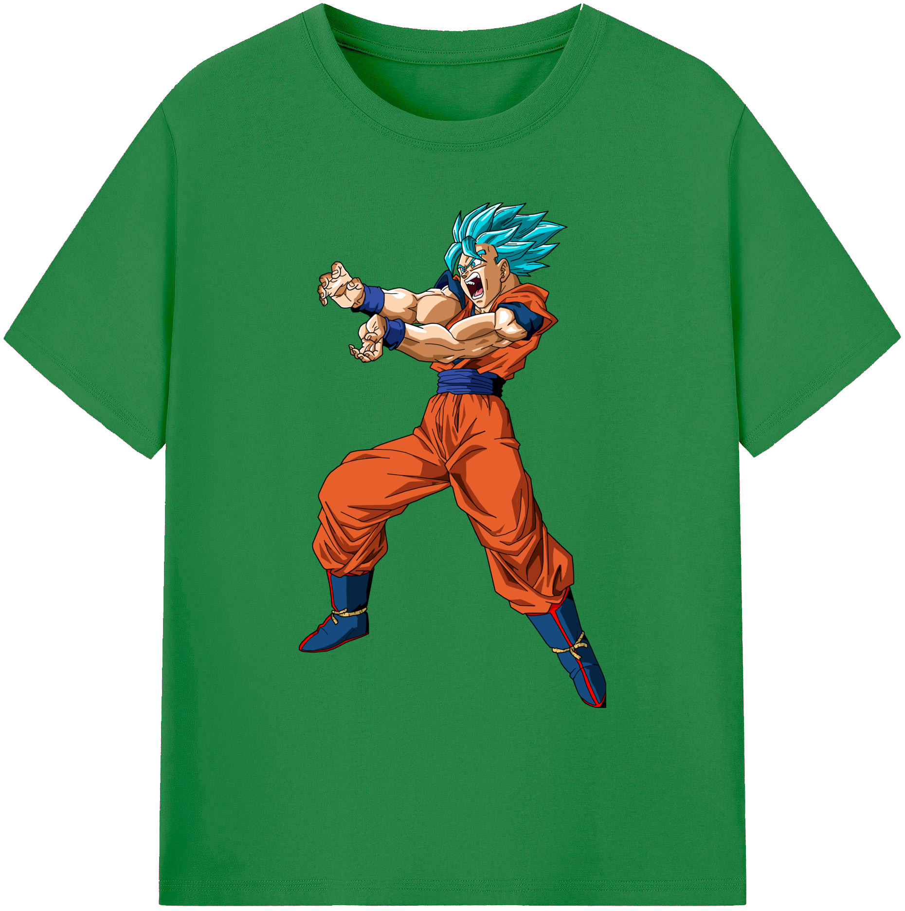 （画像用） ドラゴンボール 孫悟空（そん ごくう）Son Goku カカロット DRAGON BALL Kakarotto 綿100％ メンズ半袖Tシャツ｜肌触りやわらか＆通気性