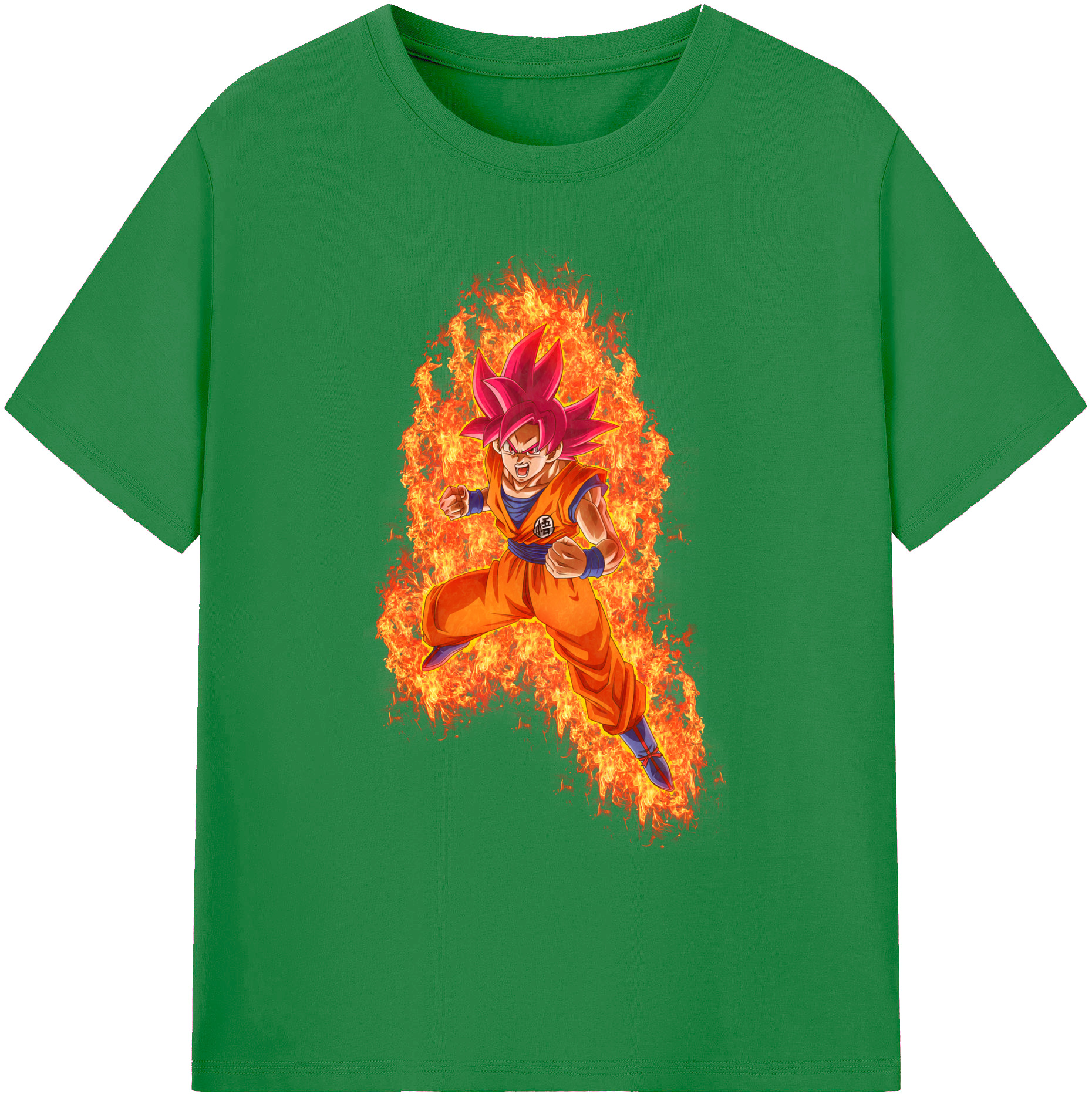 （画像用） ドラゴンボール 孫悟空（そん ごくう）Son Goku カカロット DRAGON BALL Kakarotto 綿100％ メンズ半袖Tシャツ｜肌触りやわらか＆通気性