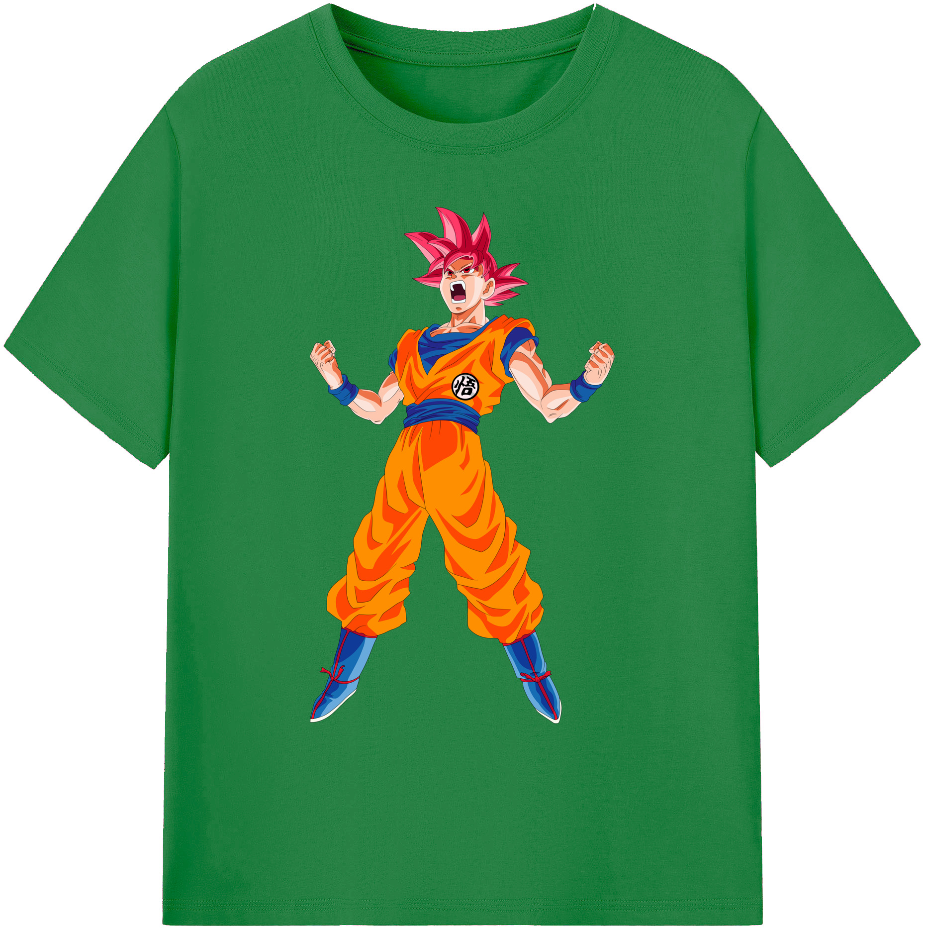 （画像用） ドラゴンボール 孫悟空（そん ごくう）Son Goku カカロット DRAGON BALL Kakarotto 綿100％ メンズ半袖Tシャツ｜肌触りやわらか＆通気性