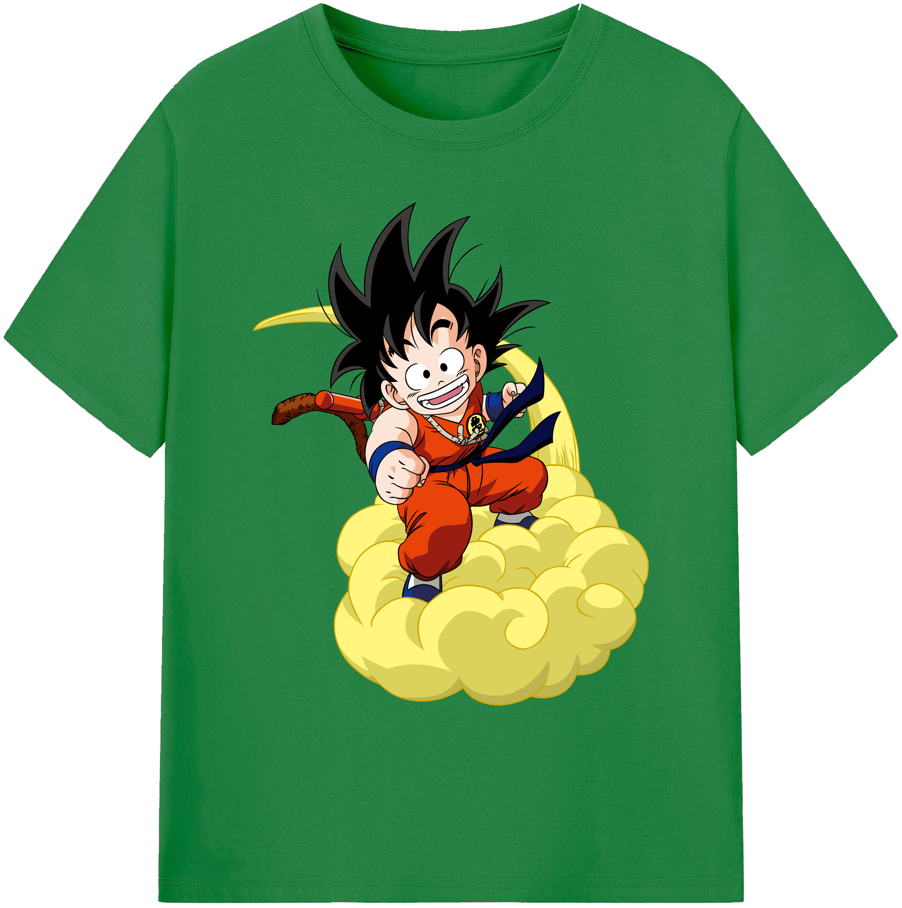 （画像用） ドラゴンボール 孫悟空（そん ごくう）Son Goku カカロット DRAGON BALL Kakarotto 綿100％ メンズ半袖Tシャツ｜肌触りやわらか＆通気性