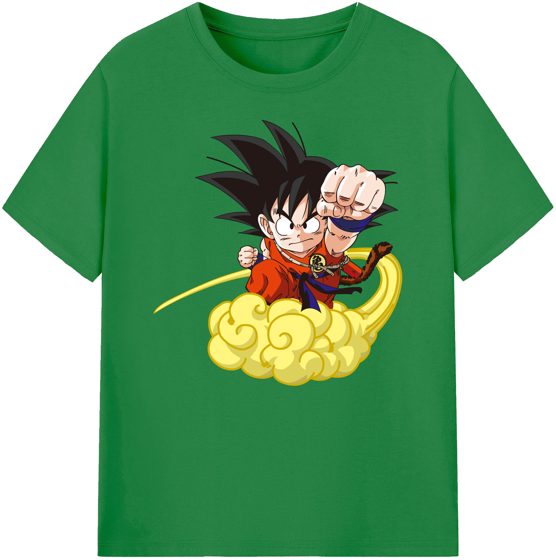 （画像用） ドラゴンボール 孫悟空（そん ごくう）Son Goku カカロット DRAGON BALL Kakarotto 綿100％ メンズ半袖Tシャツ｜肌触りやわらか＆通気性