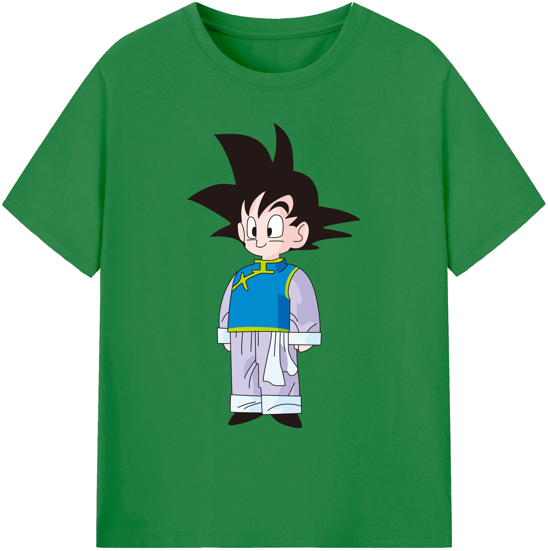 （画像用） ドラゴンボール 孫悟空（そん ごくう）Son Goku カカロット DRAGON BALL Kakarotto 綿100％ メンズ半袖Tシャツ｜肌触りやわらか＆通気性