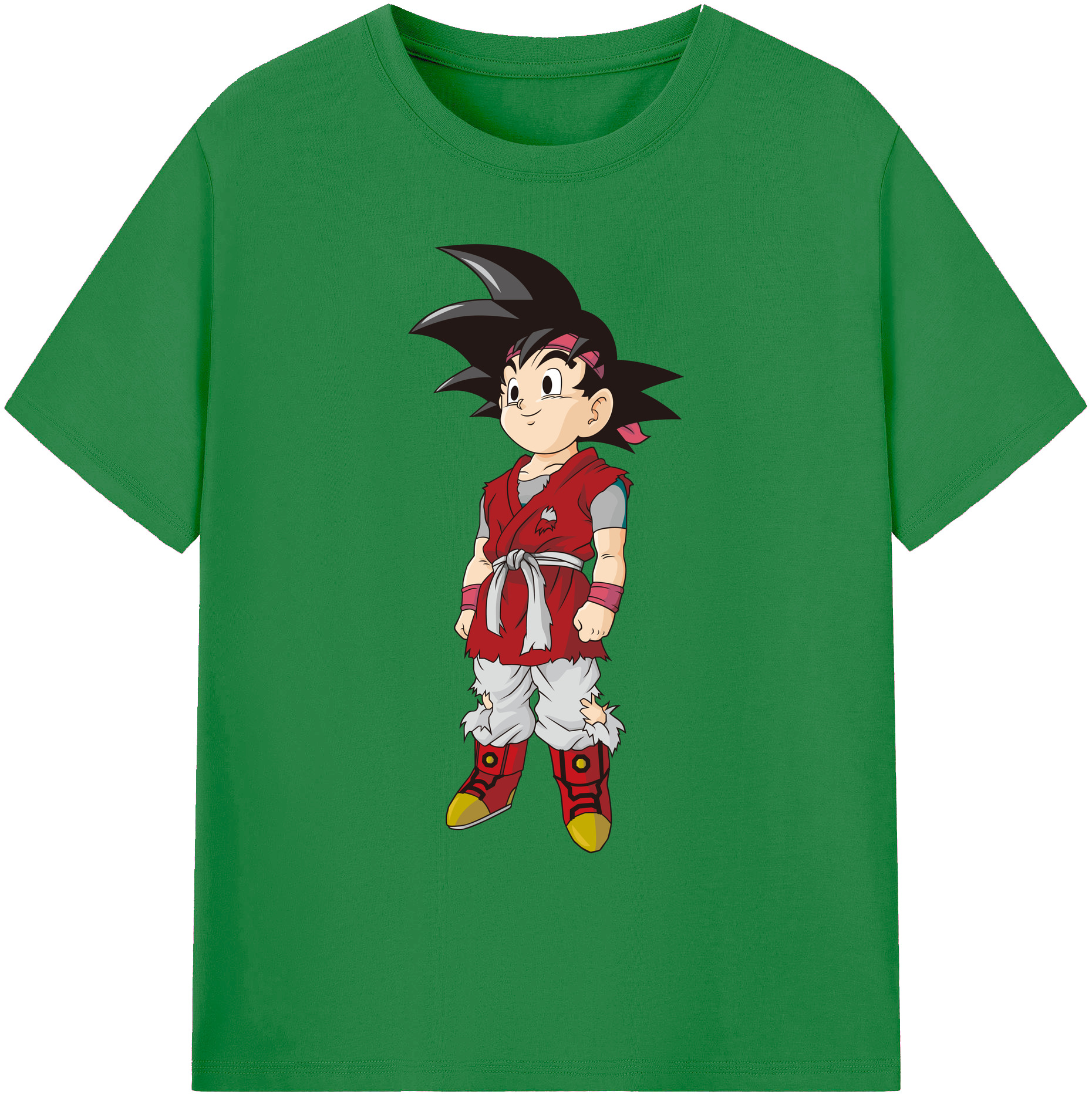 （画像用） ドラゴンボール 孫悟空（そん ごくう）Son Goku カカロット DRAGON BALL Kakarotto 綿100％ メンズ半袖Tシャツ｜肌触りやわらか＆通気性