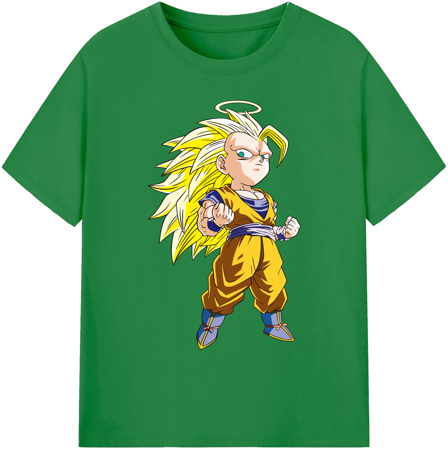 （画像用） ドラゴンボール 孫悟空（そん ごくう）Son Goku カカロット DRAGON BALL Kakarotto 綿100％ メンズ半袖Tシャツ｜肌触りやわらか＆通気性