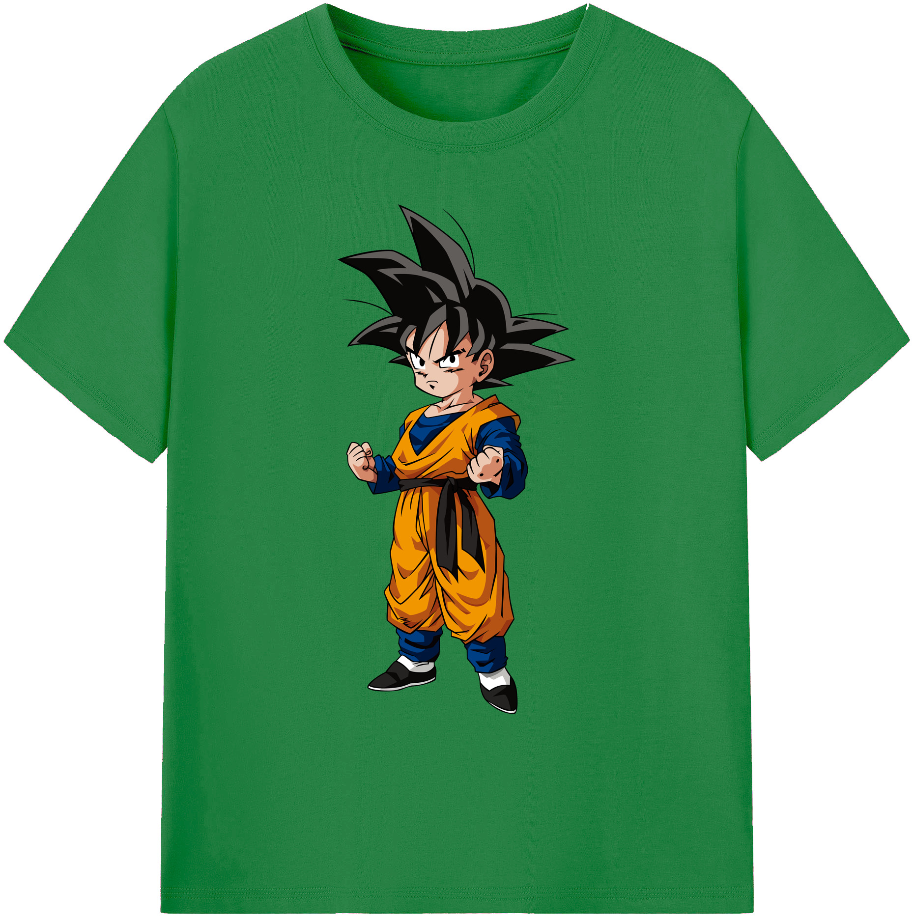 （画像用） ドラゴンボール 孫悟空（そん ごくう）Son Goku カカロット DRAGON BALL Kakarotto 綿100％ メンズ半袖Tシャツ｜肌触りやわらか＆通気性