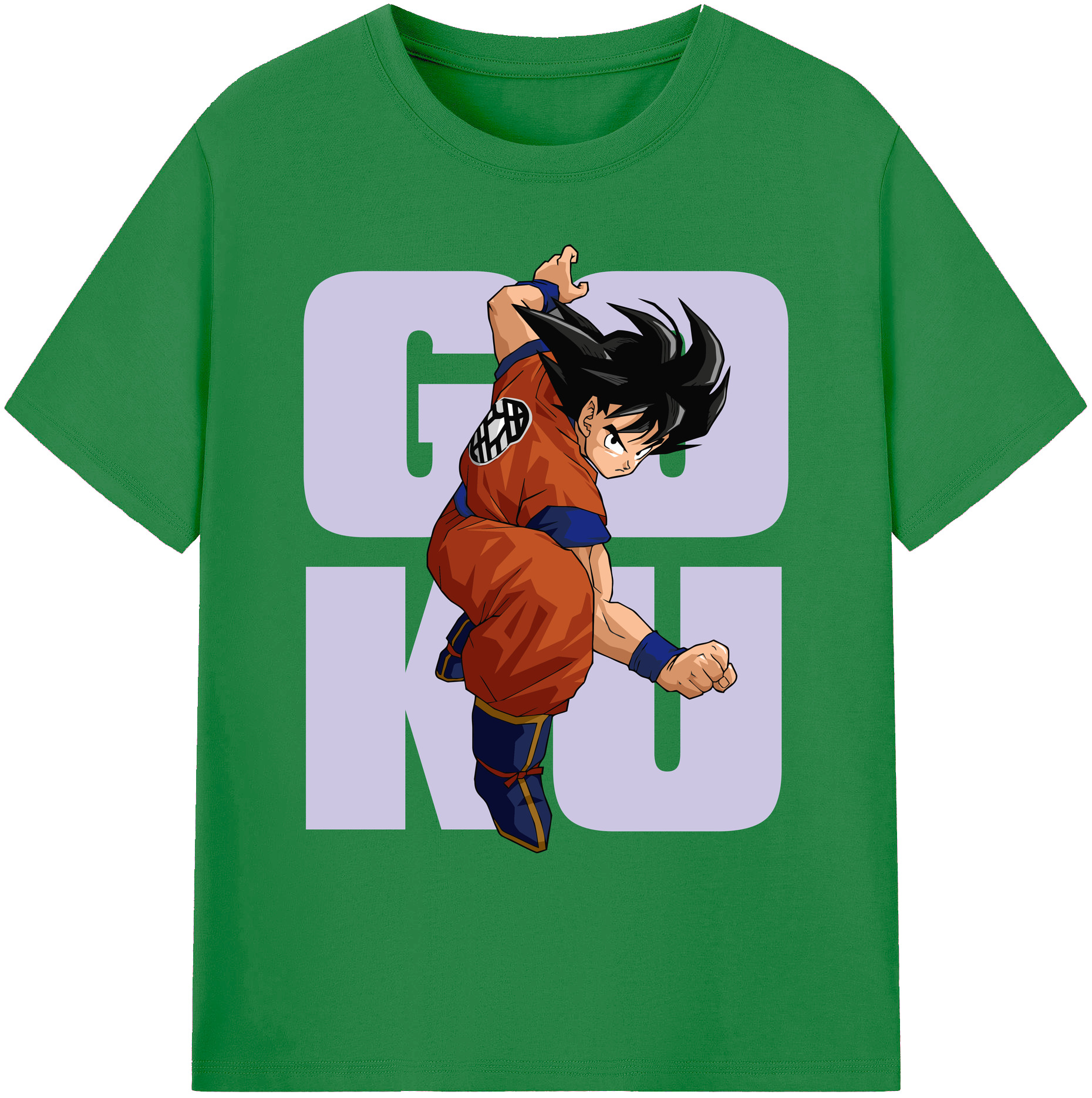 （画像用） ドラゴンボール 孫悟空（そん ごくう）Son Goku カカロット DRAGON BALL Kakarotto 綿100％ メンズ半袖Tシャツ｜肌触りやわらか＆通気性