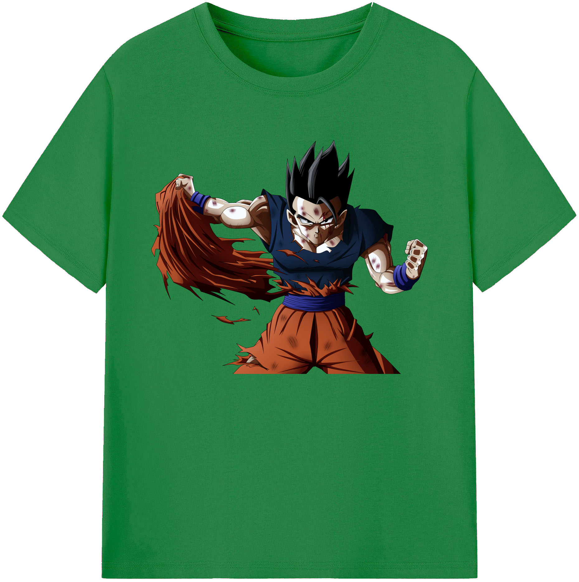 （画像用） ドラゴンボール ベジータ四世（Bejīta Yonsei）DRAGON BALL Vegeta IV 綿100％ メンズ半袖Tシャツ｜肌触りやわらか＆通気性