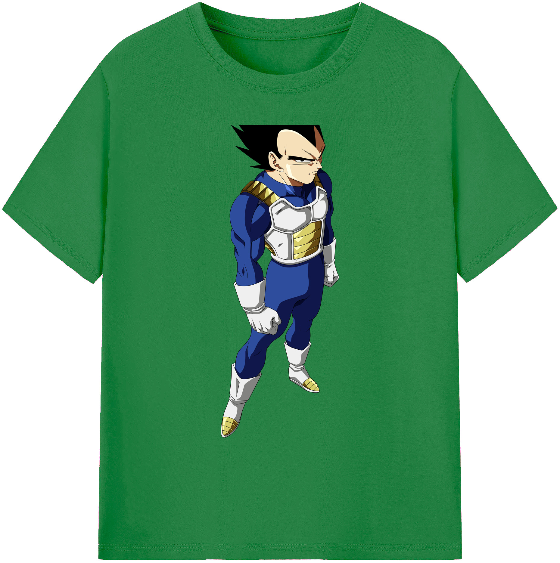 （画像用） ドラゴンボール ベジータ四世（Bejīta Yonsei）DRAGON BALL Vegeta IV 綿100％ メンズ半袖Tシャツ｜肌触りやわらか＆通気性