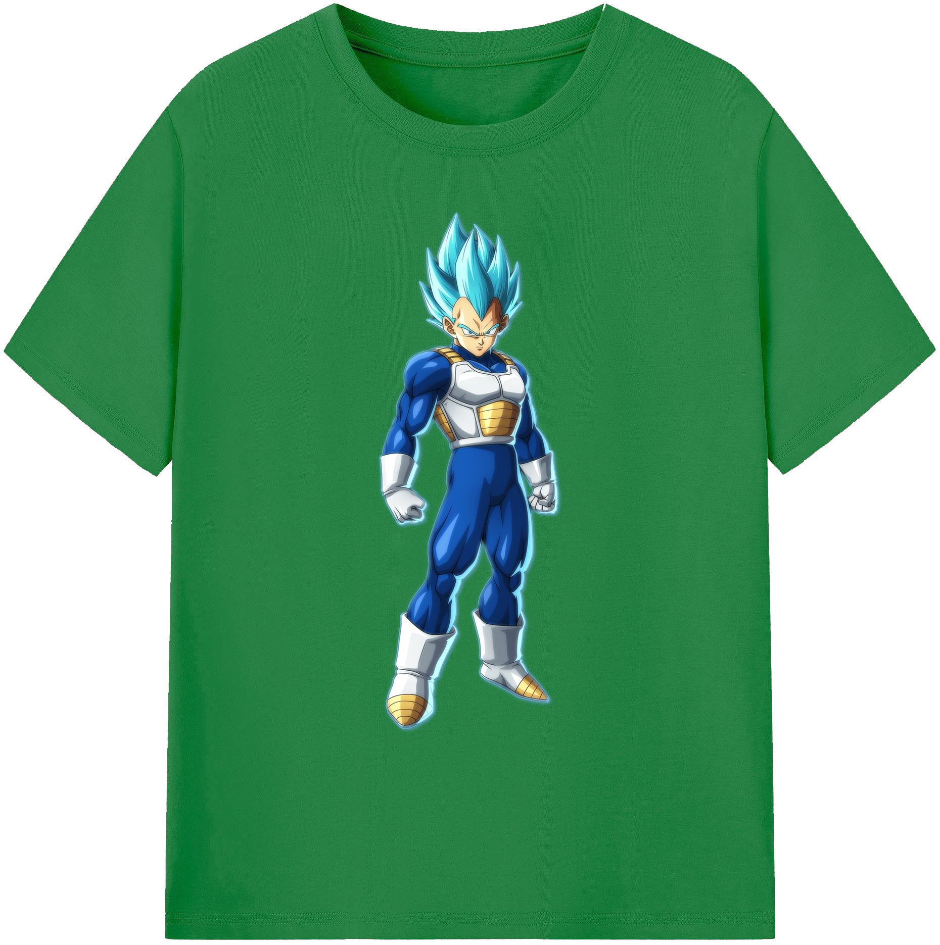 （画像用） ドラゴンボール ベジータ四世（Bejīta Yonsei）DRAGON BALL Vegeta IV 綿100％ メンズ半袖Tシャツ｜肌触りやわらか＆通気性