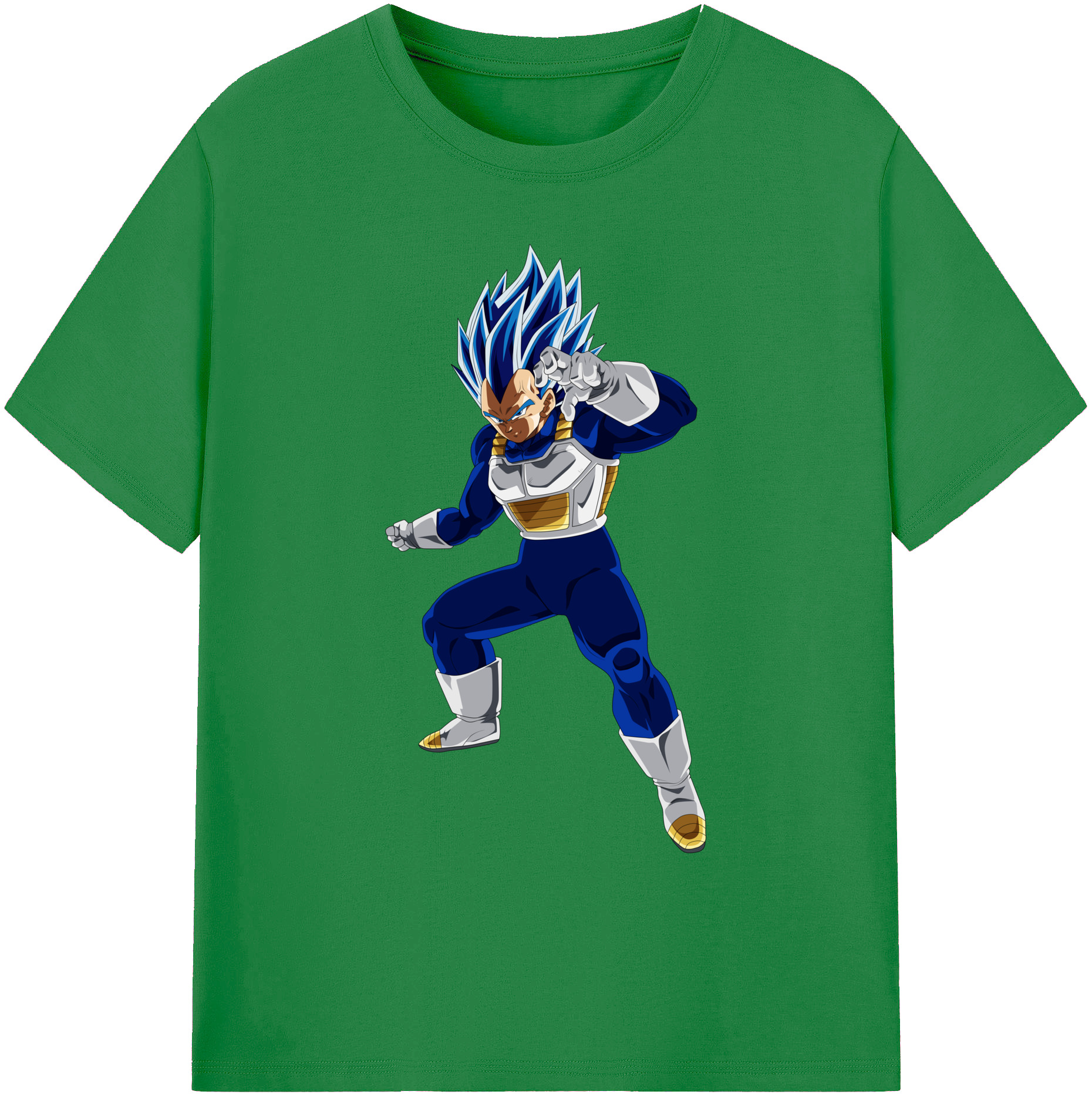 （画像用） ドラゴンボール ベジータ四世（Bejīta Yonsei）DRAGON BALL Vegeta IV 綿100％ メンズ半袖Tシャツ｜肌触りやわらか＆通気性