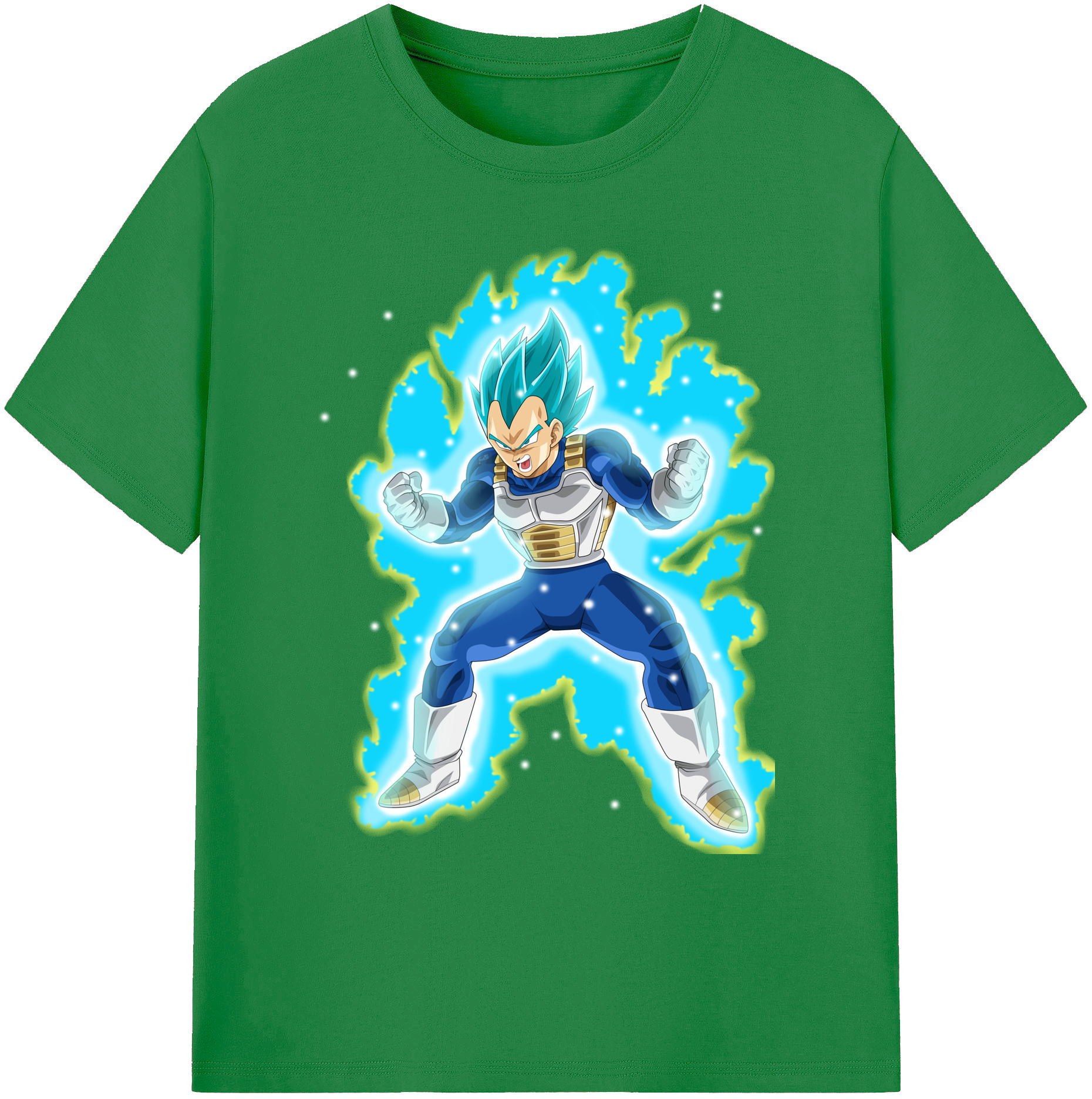 （画像用） ドラゴンボール ベジータ四世（Bejīta Yonsei）DRAGON BALL Vegeta IV 綿100％ メンズ半袖Tシャツ｜肌触りやわらか＆通気性