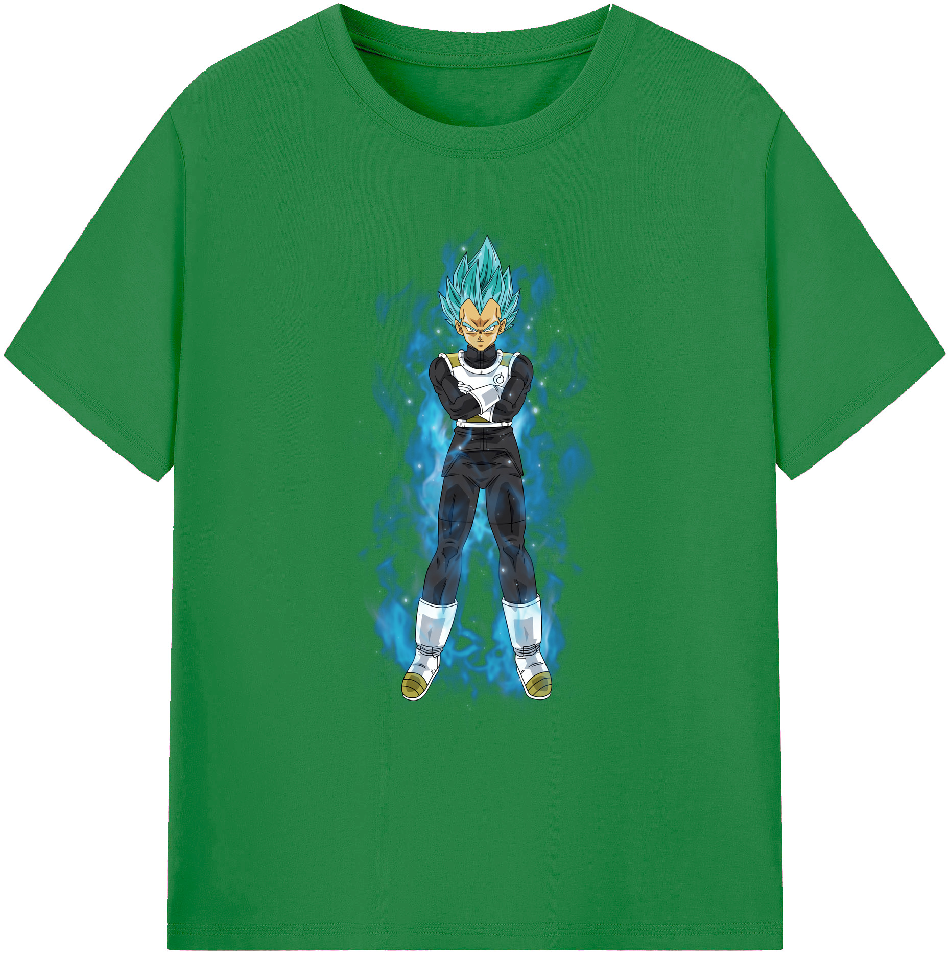 （画像用） ドラゴンボール ベジータ四世（Bejīta Yonsei）DRAGON BALL Vegeta IV 綿100％ メンズ半袖Tシャツ｜肌触りやわらか＆通気性