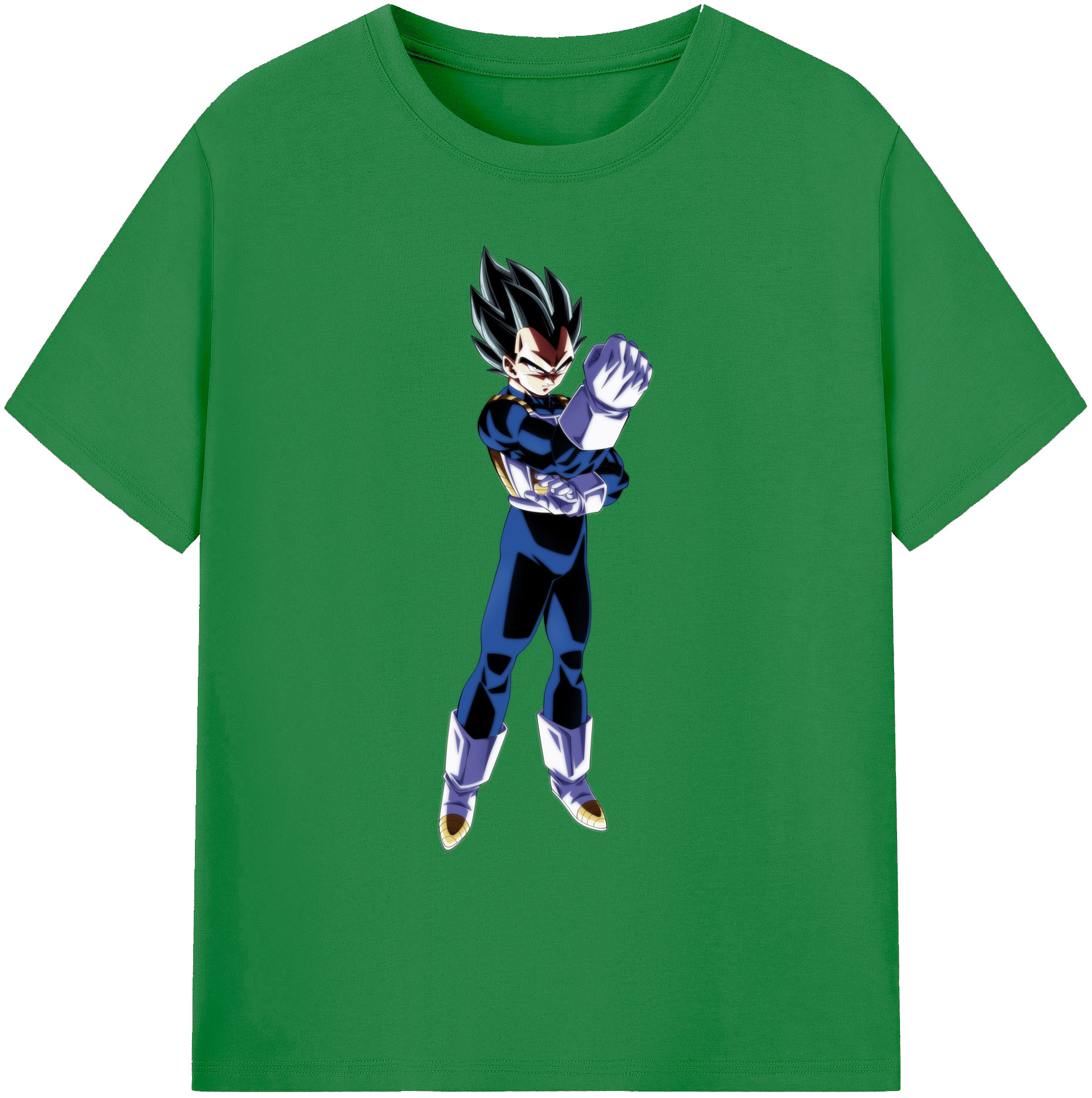（画像用） ドラゴンボール ベジータ四世（Bejīta Yonsei）DRAGON BALL Vegeta IV 綿100％ メンズ半袖Tシャツ｜肌触りやわらか＆通気性