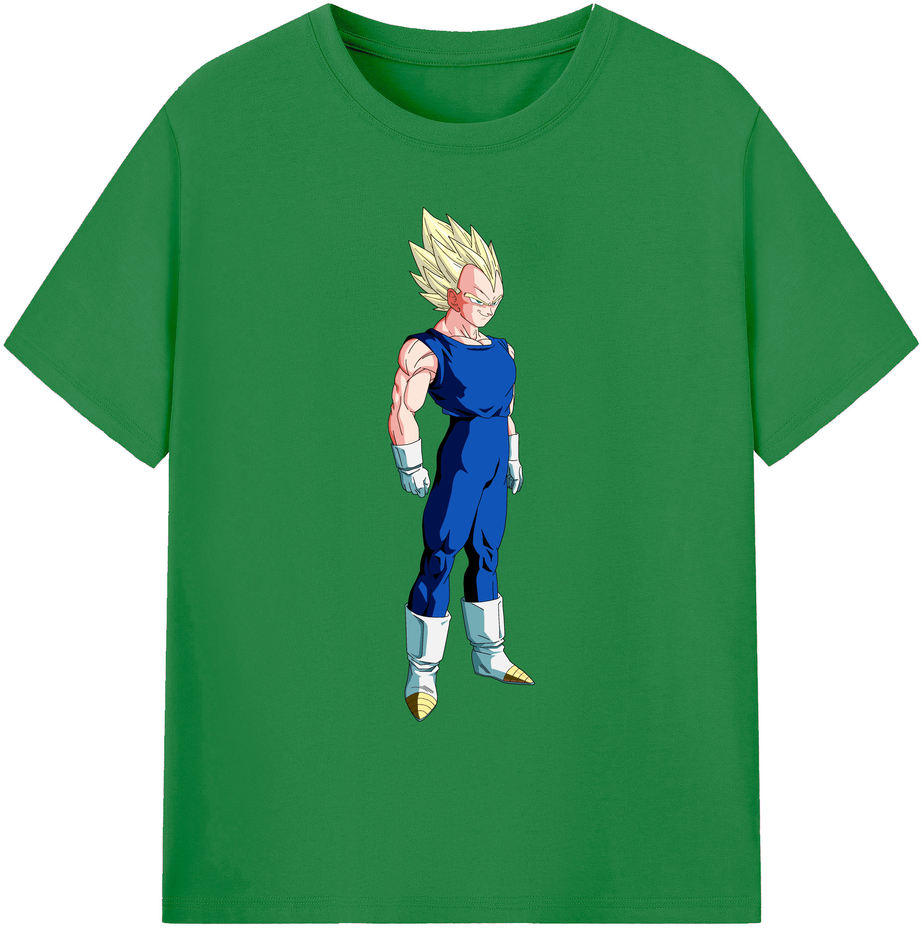 （画像用） ドラゴンボール ベジータ四世（Bejīta Yonsei）DRAGON BALL Vegeta IV 綿100％ メンズ半袖Tシャツ｜肌触りやわらか＆通気性