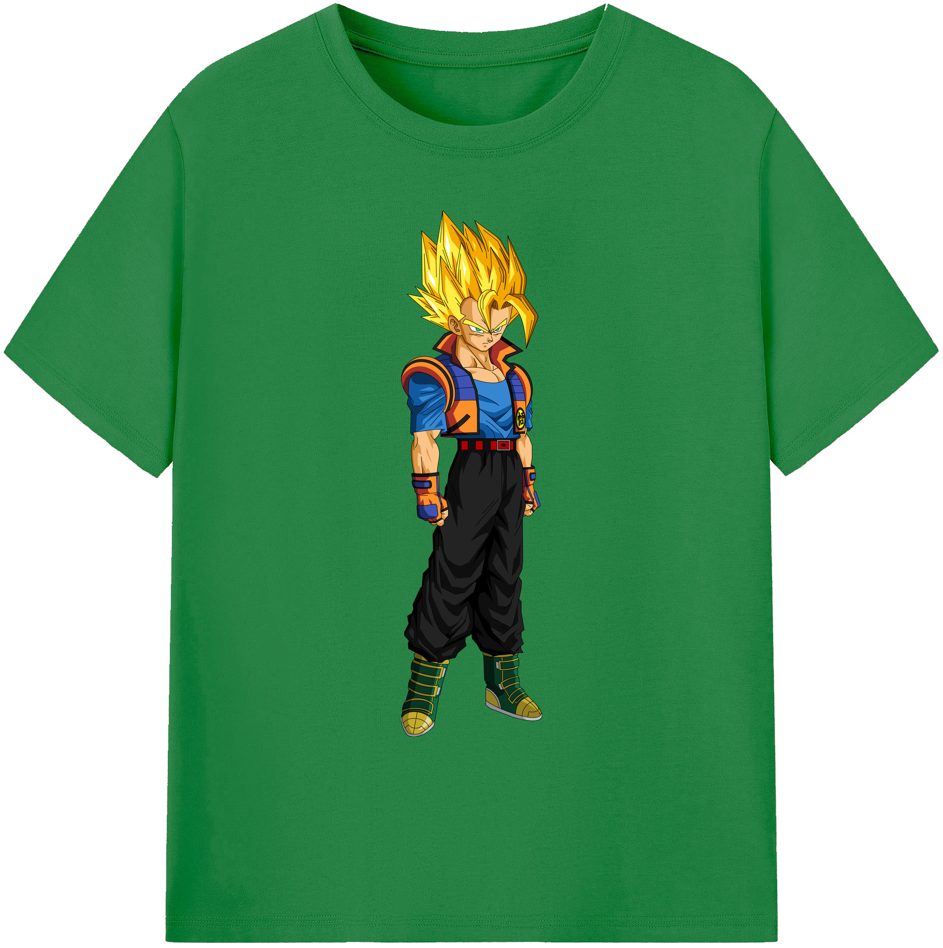 （画像用） ドラゴンボール ベジータ四世（Bejīta Yonsei）DRAGON BALL Vegeta IV 綿100％ メンズ半袖Tシャツ｜肌触りやわらか＆通気性