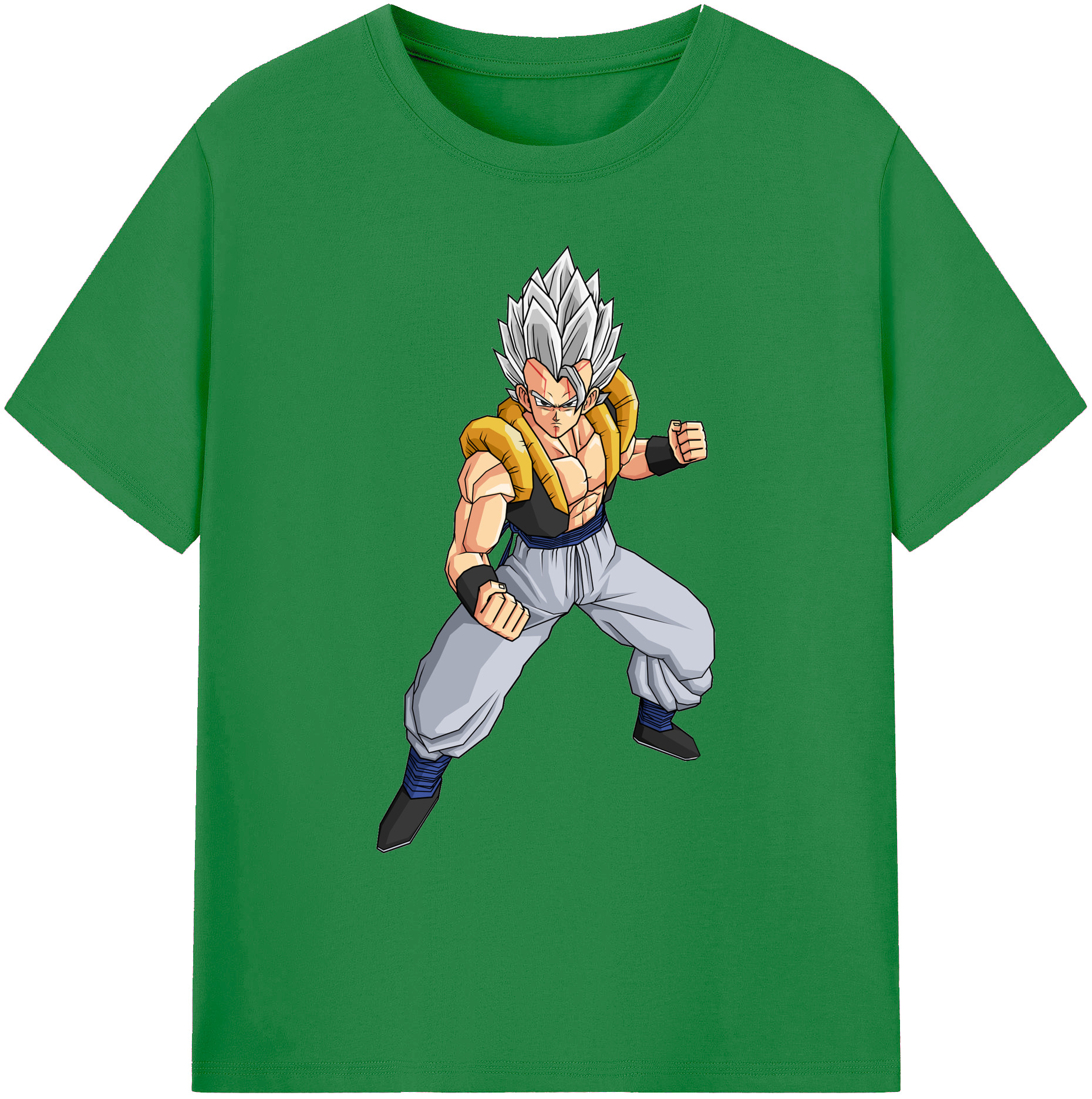 （画像用） ドラゴンボール ベジータ四世（Bejīta Yonsei）DRAGON BALL Vegeta IV 綿100％ メンズ半袖Tシャツ｜肌触りやわらか＆通気性