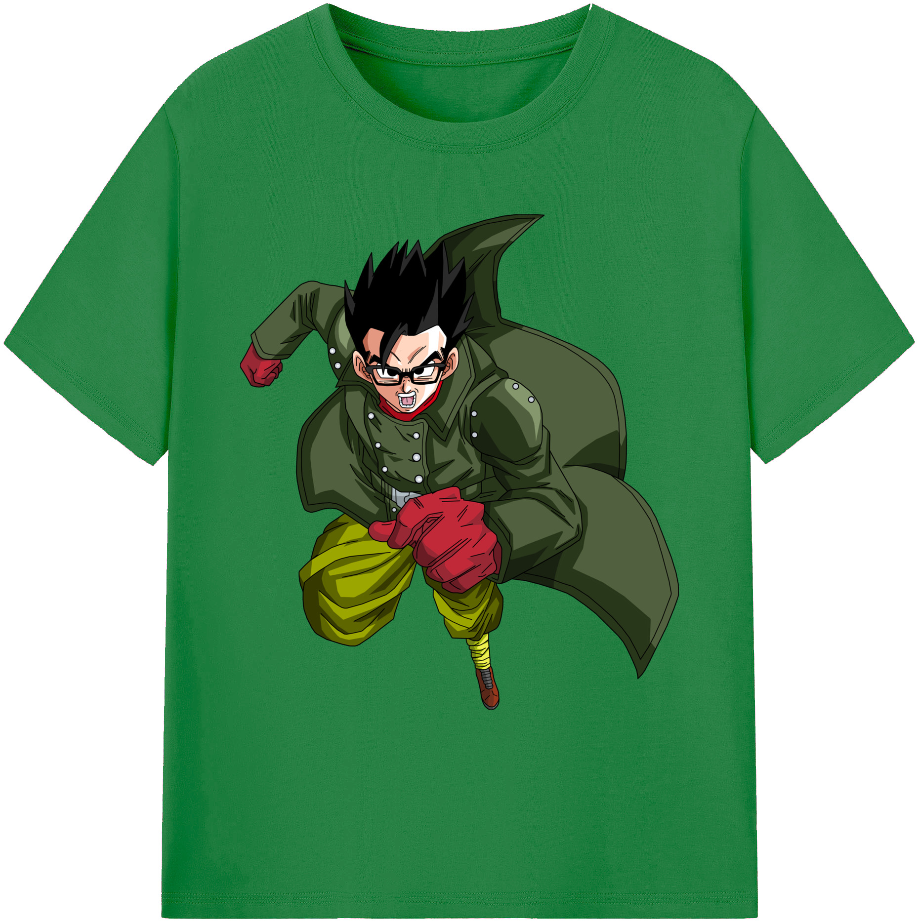 （画像用） ドラゴンボール 孫 悟飯（そんごはん）DRAGON BALL Son Gohan 綿100％ メンズ半袖Tシャツ｜肌触りやわらか＆通気性