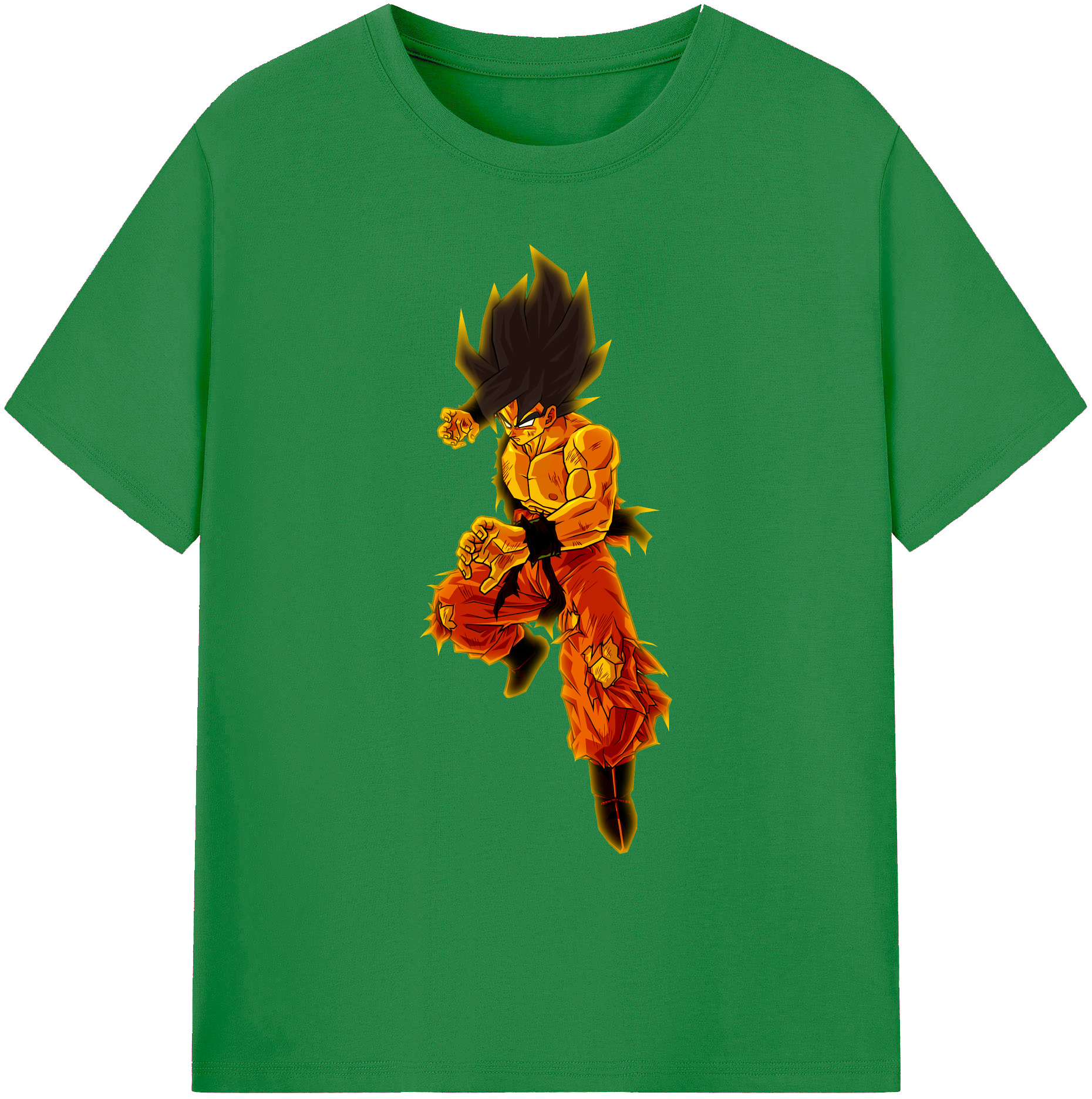 （画像用） ドラゴンボール 孫 悟飯（そんごはん）DRAGON BALL Son Gohan 綿100％ メンズ半袖Tシャツ｜肌触りやわらか＆通気性