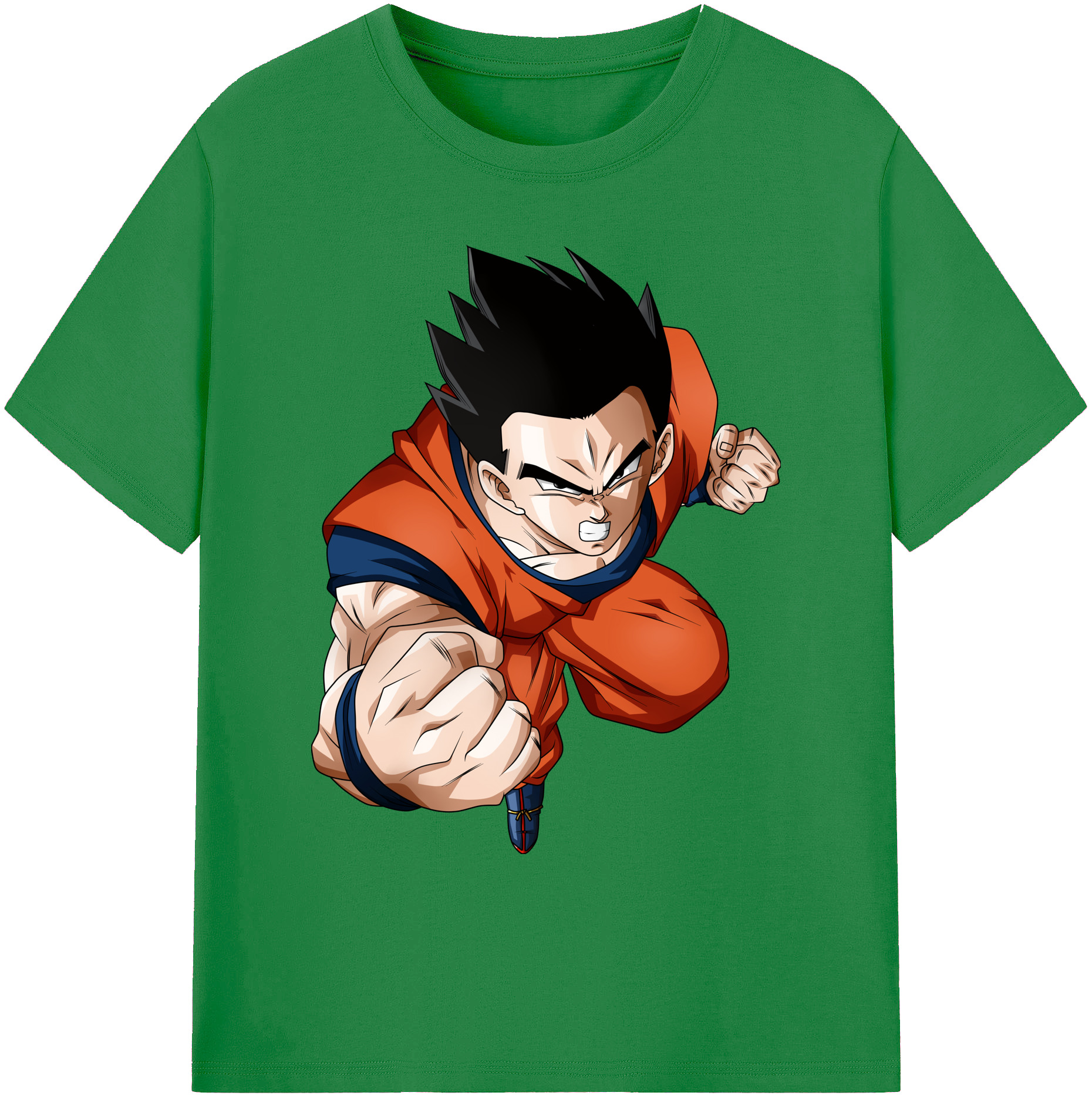 （画像用） ドラゴンボール 孫 悟飯（そんごはん）DRAGON BALL Son Gohan 綿100％ メンズ半袖Tシャツ｜肌触りやわらか＆通気性