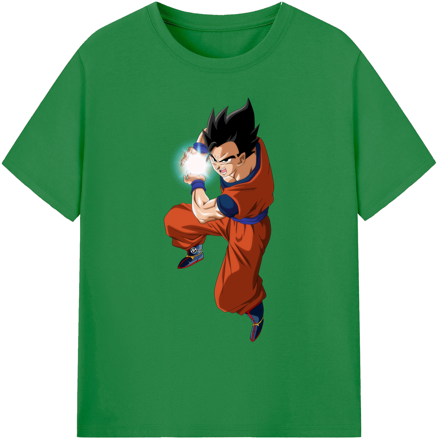 （画像用） ドラゴンボール 孫 悟飯（そんごはん）DRAGON BALL Son Gohan 綿100％ メンズ半袖Tシャツ｜肌触りやわらか＆通気性