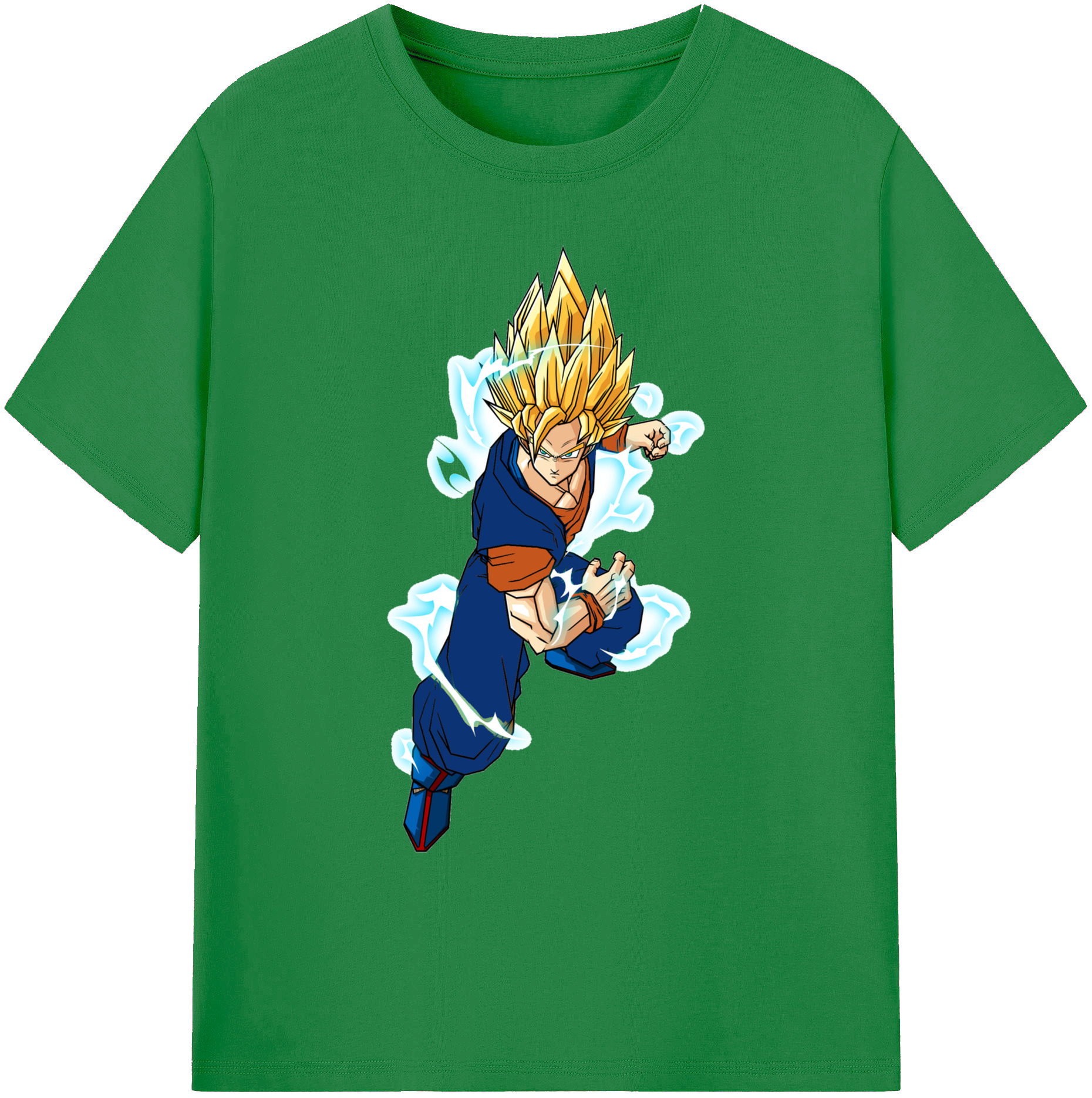 （画像用） ドラゴンボール 孫 悟飯（そんごはん）DRAGON BALL Son Gohan 綿100％ メンズ半袖Tシャツ｜肌触りやわらか＆通気性