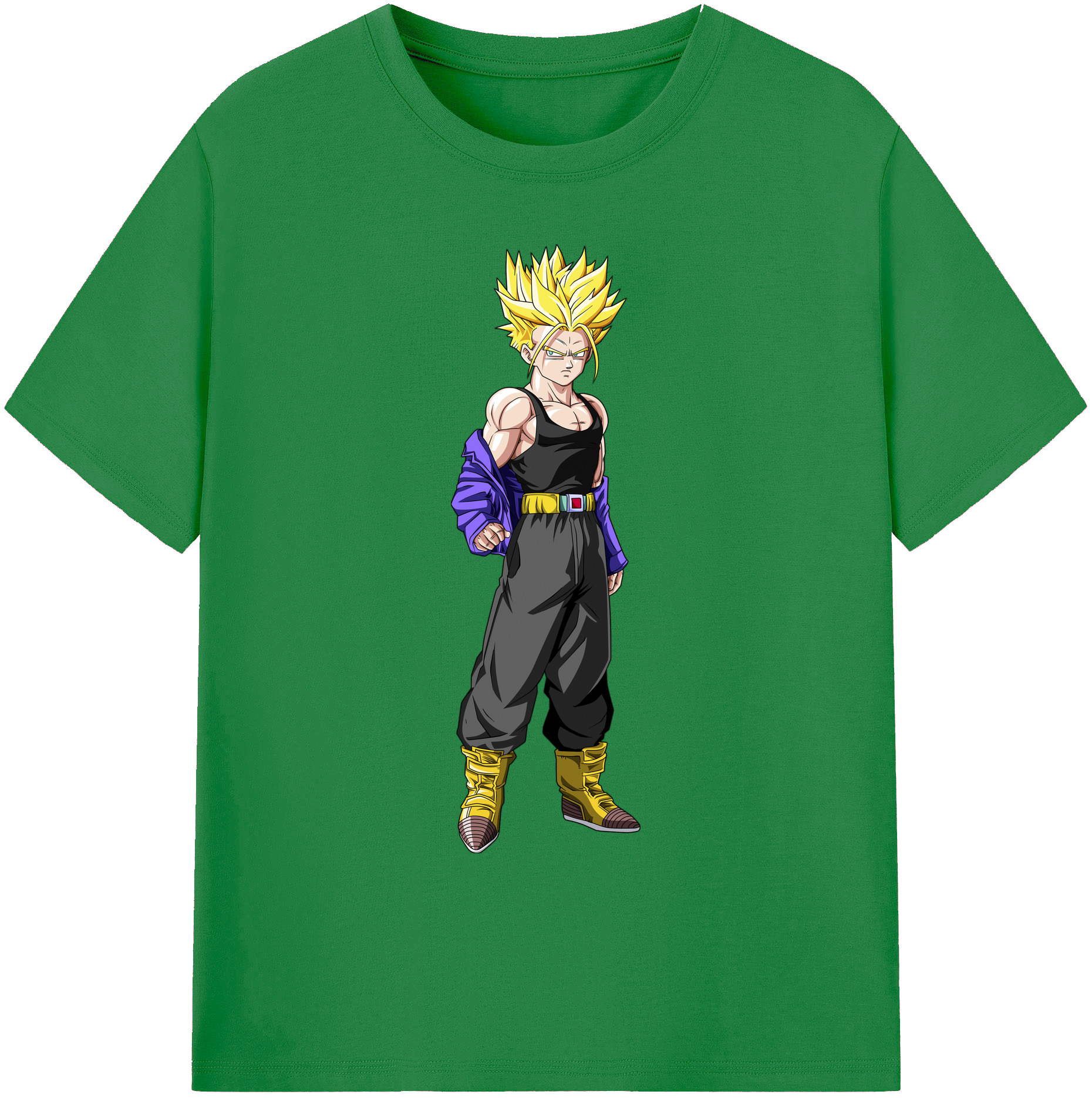 （画像用） ドラゴンボール トランクス（Torankusu）DRAGON BALL Trunks 綿100％ メンズ半袖Tシャツ｜肌触りやわらか＆通気性