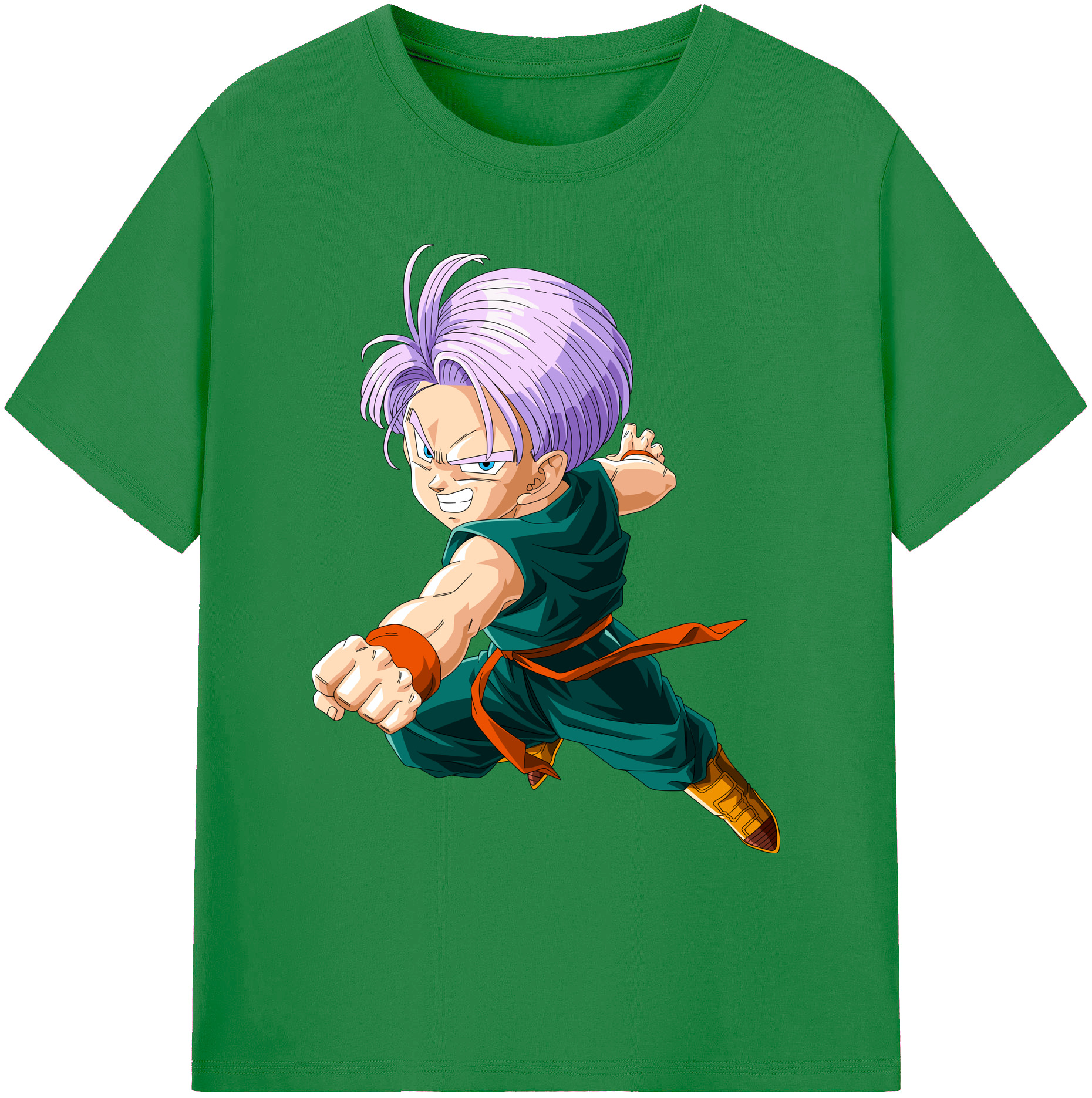 （画像用） ドラゴンボール トランクス（Torankusu）DRAGON BALL Trunks 綿100％ メンズ半袖Tシャツ｜肌触りやわらか＆通気性