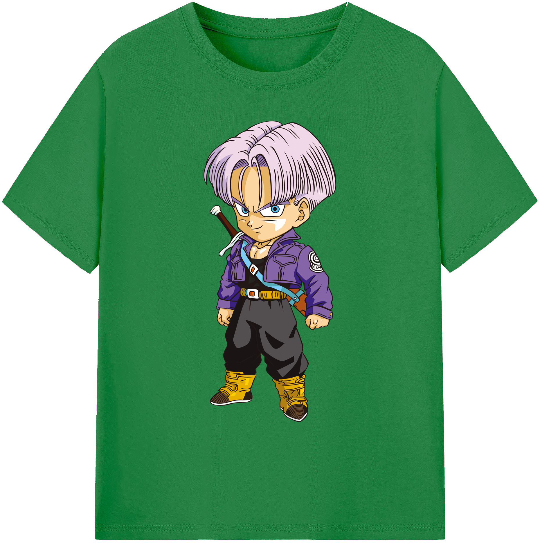 （画像用） ドラゴンボール トランクス（Torankusu）DRAGON BALL Trunks 綿100％ メンズ半袖Tシャツ｜肌触りやわらか＆通気性