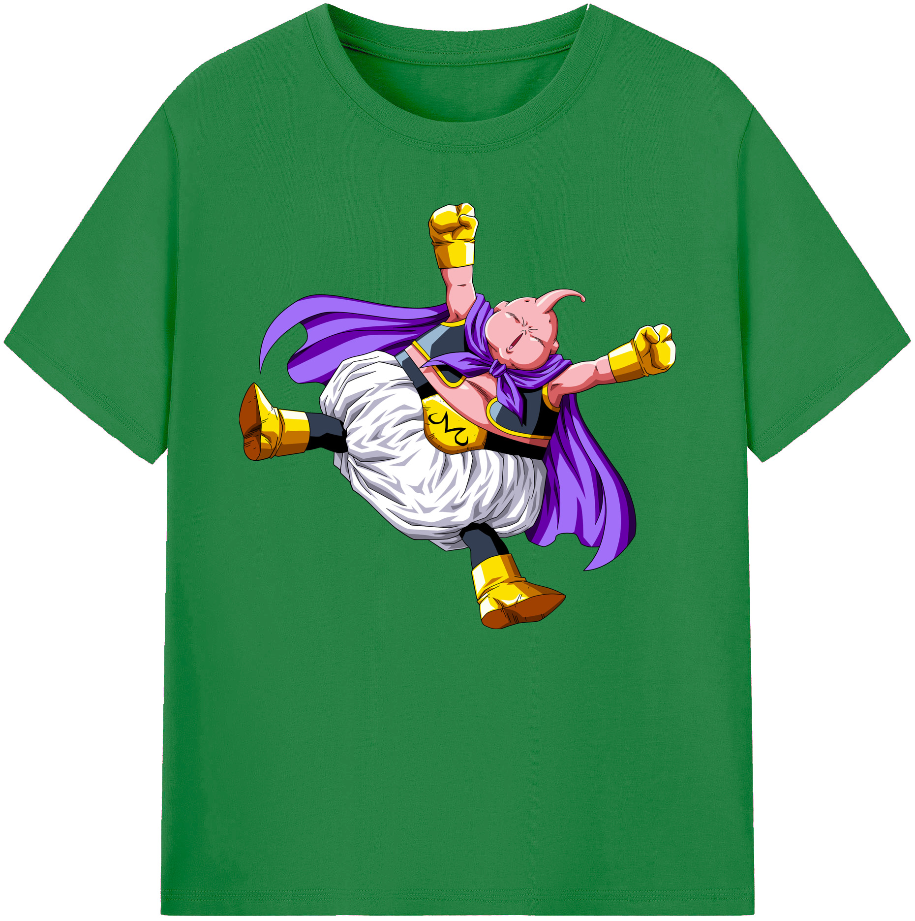 （画像用） ドラゴンボール 魔人ブウ DRAGON BALL Majin Buu 綿100％ メンズ半袖Tシャツ｜肌触りやわらか＆通気性