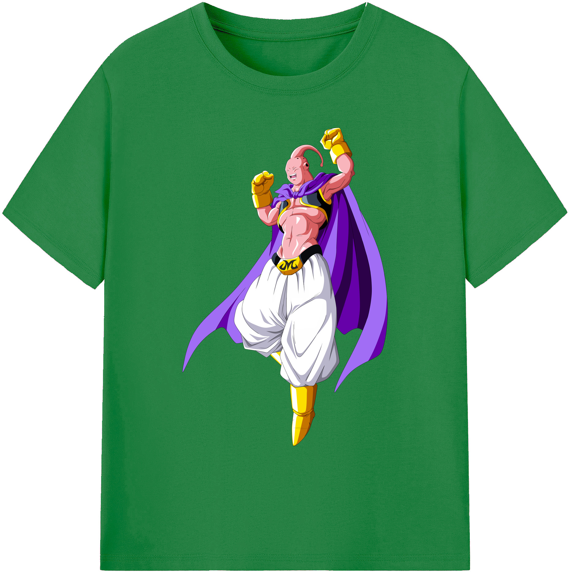 （画像用） ドラゴンボール 魔人ブウ DRAGON BALL Majin Buu 綿100％ メンズ半袖Tシャツ｜肌触りやわらか＆通気性