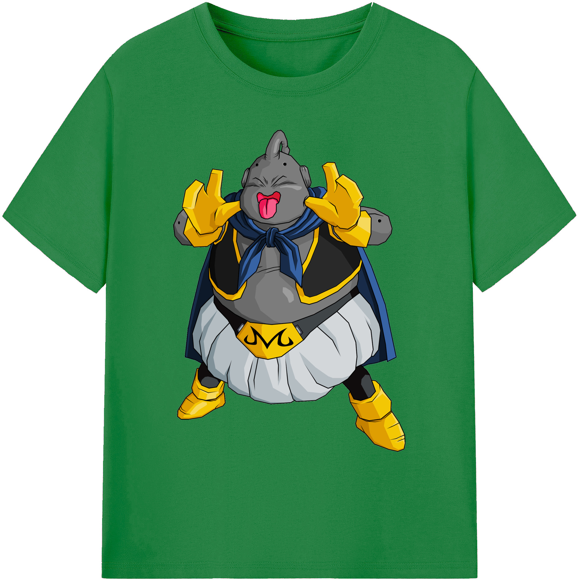 （画像用） ドラゴンボール 魔人ブウ DRAGON BALL Majin Buu 綿100％ メンズ半袖Tシャツ｜肌触りやわらか＆通気性