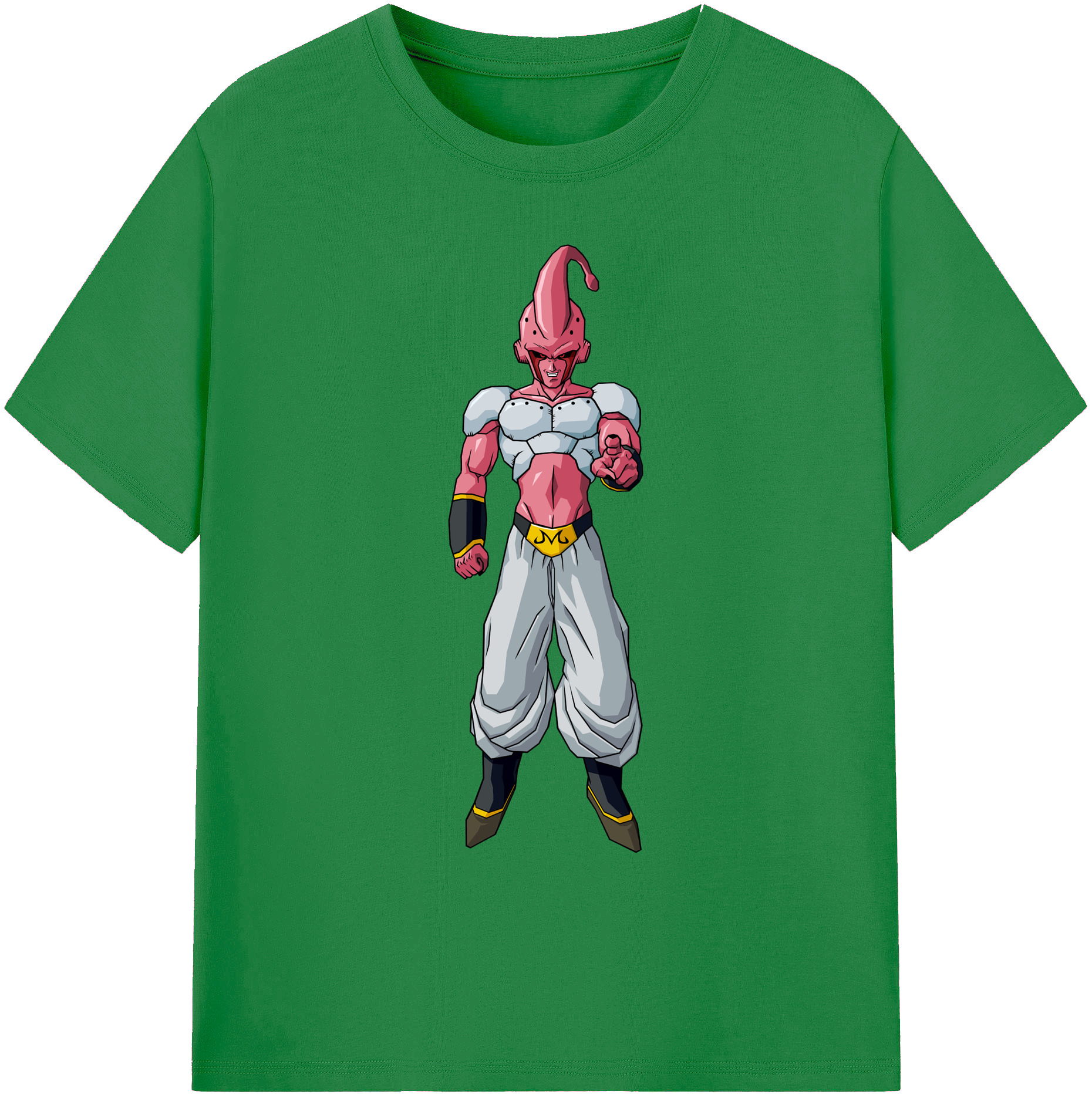 （画像用） ドラゴンボール 魔人ブウ DRAGON BALL Majin Buu 綿100％ メンズ半袖Tシャツ｜肌触りやわらか＆通気性