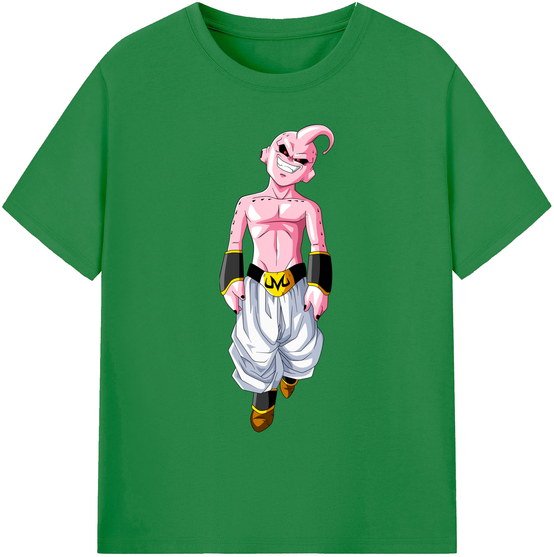 （画像用） ドラゴンボール 魔人ブウ DRAGON BALL Majin Buu 綿100％ メンズ半袖Tシャツ｜肌触りやわらか＆通気性