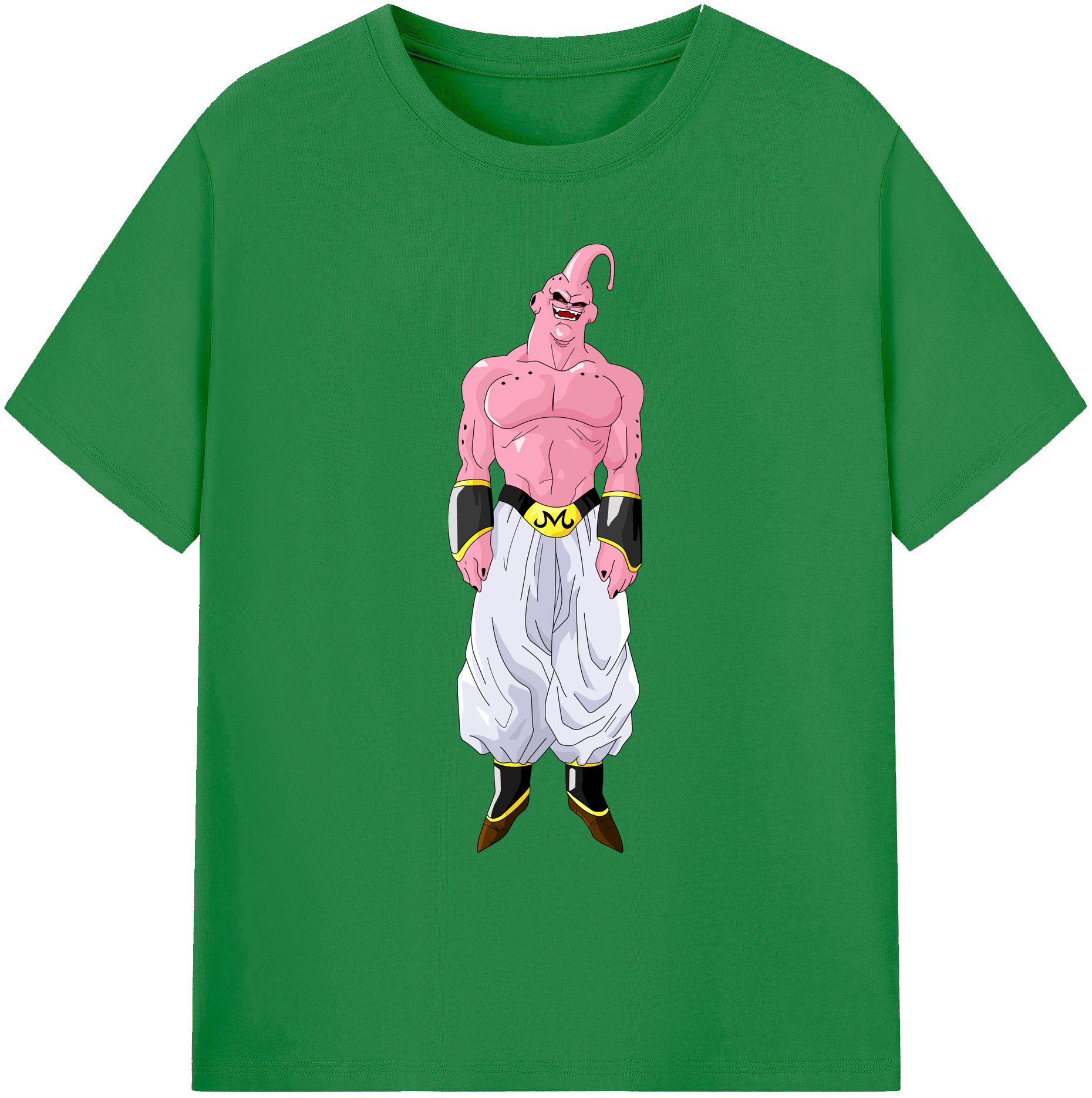 （画像用） ドラゴンボール 魔人ブウ DRAGON BALL Majin Buu 綿100％ メンズ半袖Tシャツ｜肌触りやわらか＆通気性