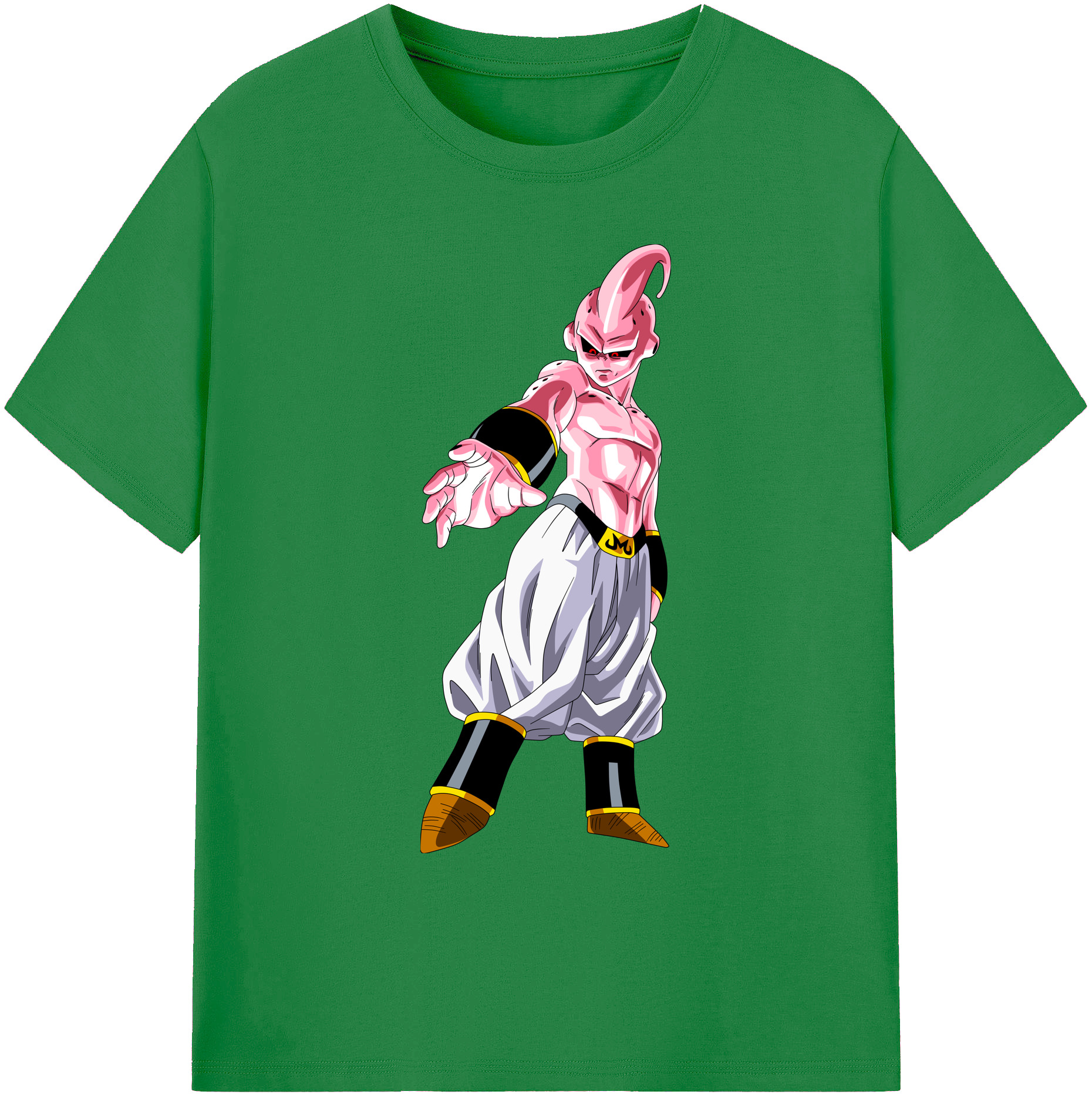 （画像用） ドラゴンボール 魔人ブウ DRAGON BALL Majin Buu 綿100％ メンズ半袖Tシャツ｜肌触りやわらか＆通気性