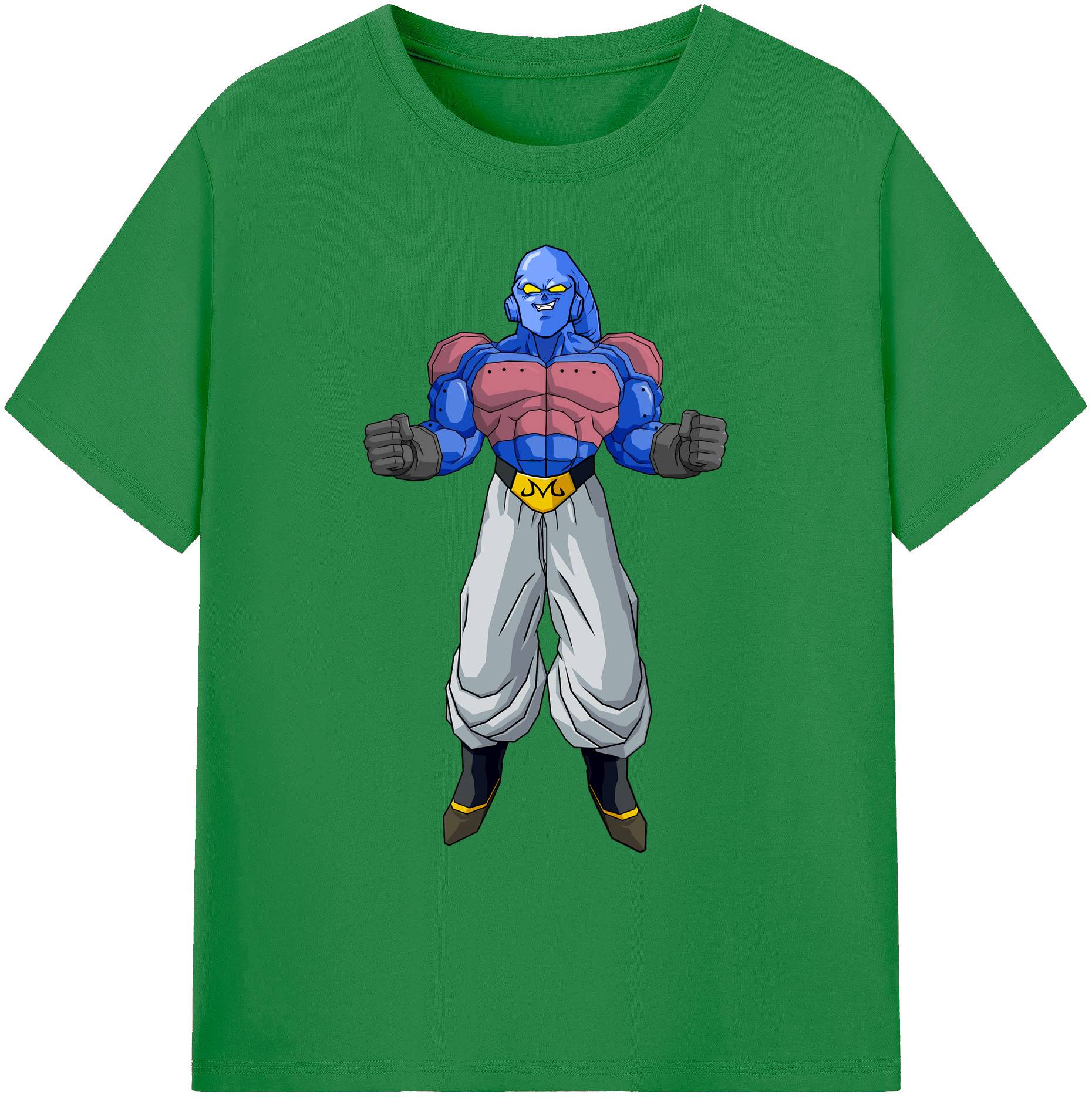 （画像用） ドラゴンボール 魔人ブウ DRAGON BALL Majin Buu 綿100％ メンズ半袖Tシャツ｜肌触りやわらか＆通気性