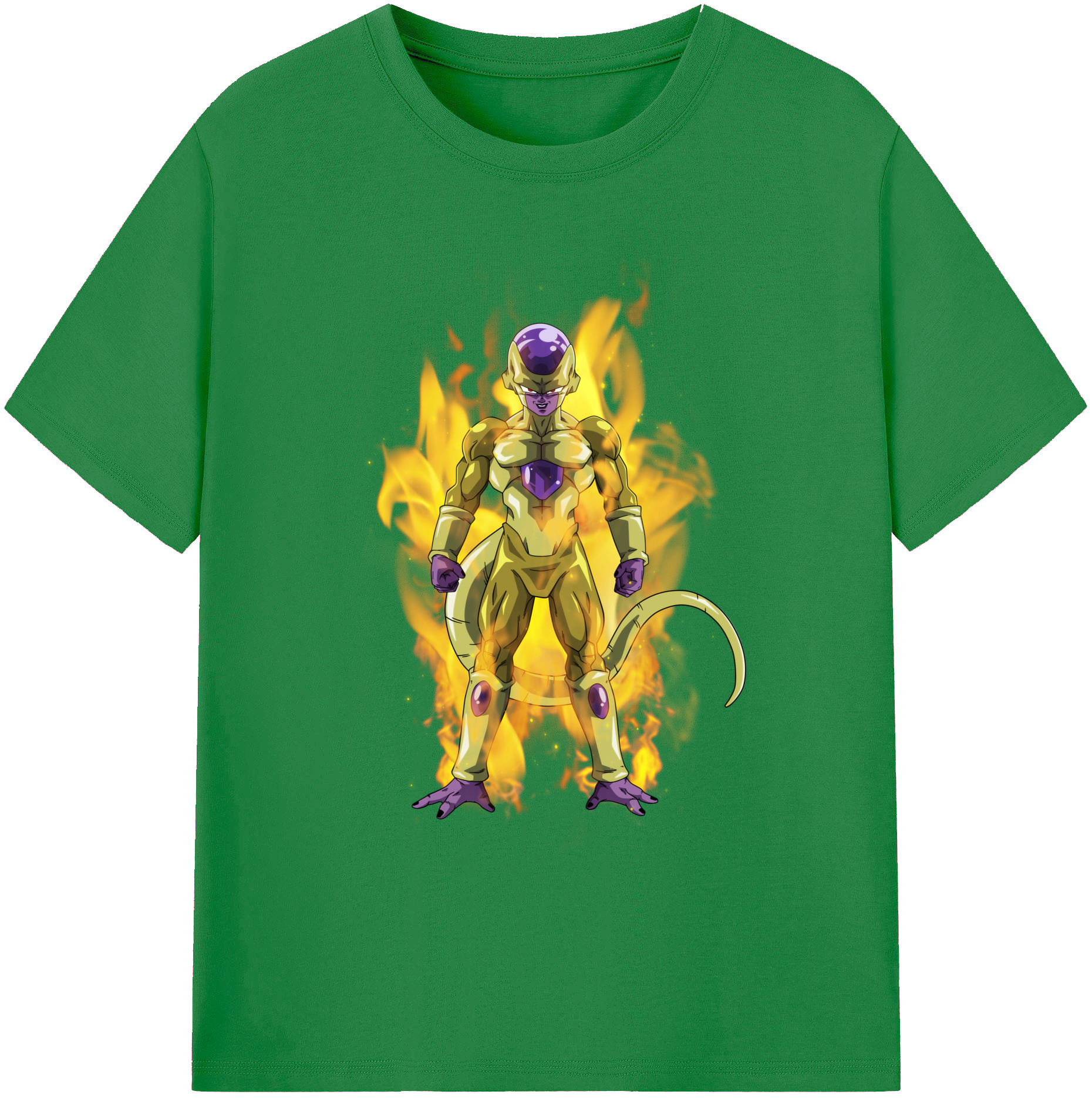 （画像用） ドラゴンボール フリーザ DRAGON BALL Frieza 綿100％ メンズ半袖Tシャツ｜肌触りやわらか＆通気性