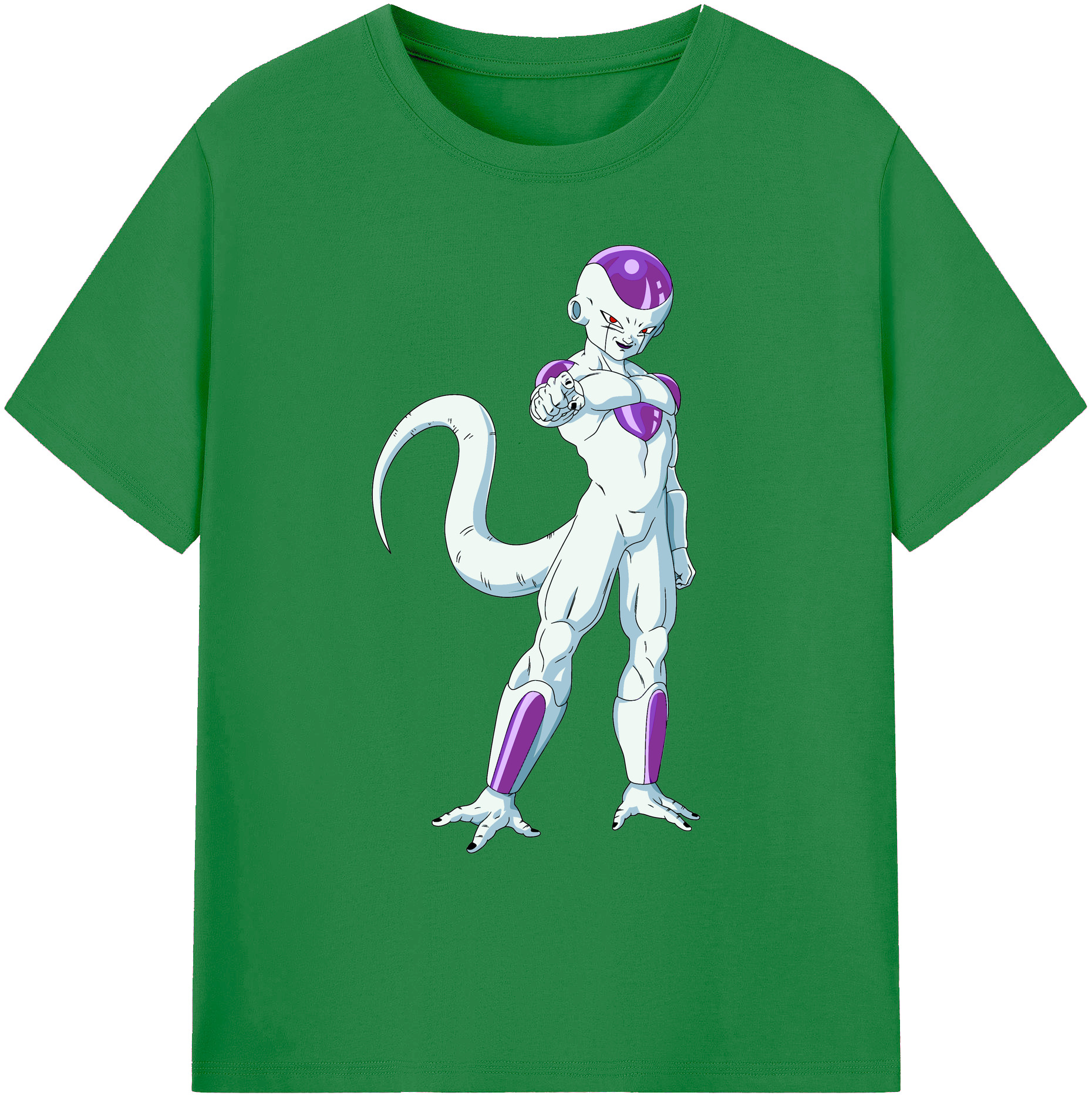 （画像用） ドラゴンボール フリーザ DRAGON BALL Frieza 綿100％ メンズ半袖Tシャツ｜肌触りやわらか＆通気性
