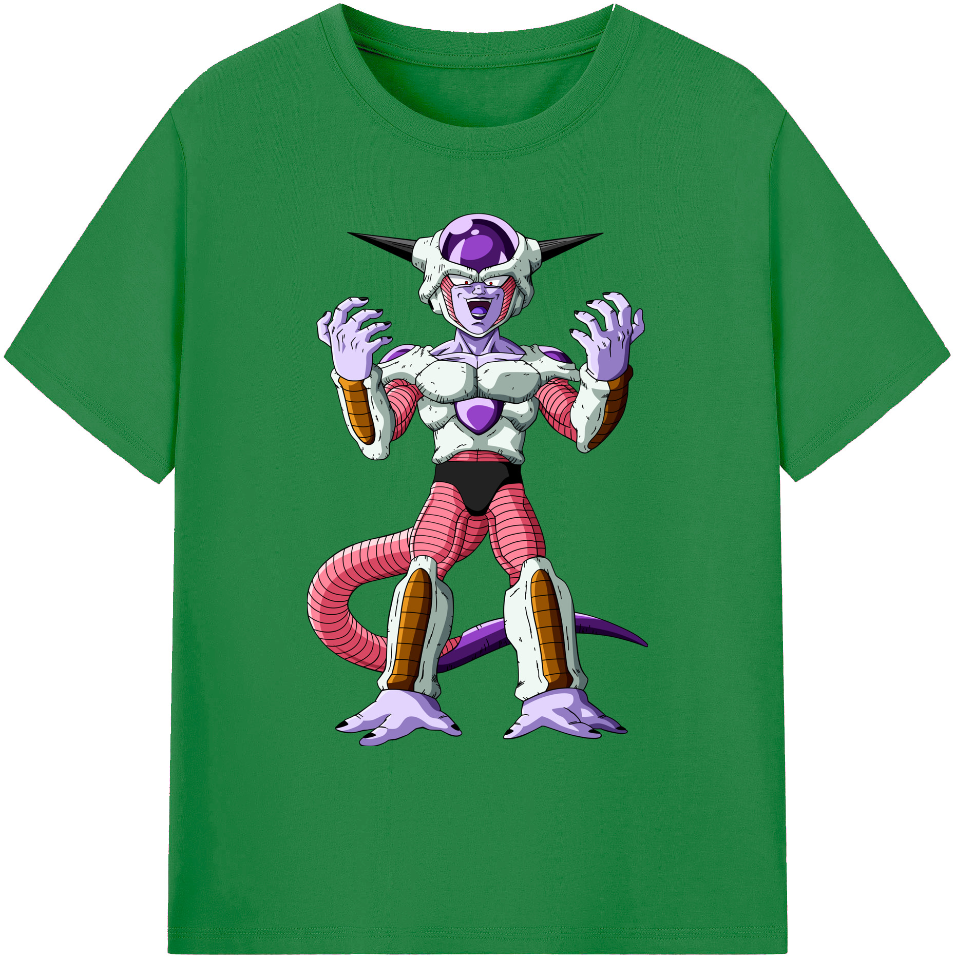（画像用） ドラゴンボール フリーザ DRAGON BALL Frieza 綿100％ メンズ半袖Tシャツ｜肌触りやわらか＆通気性