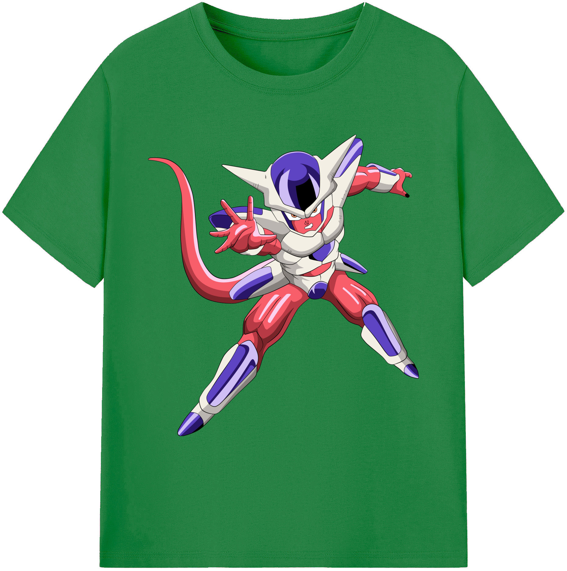（画像用） ドラゴンボール フリーザ DRAGON BALL Frieza 綿100％ メンズ半袖Tシャツ｜肌触りやわらか＆通気性