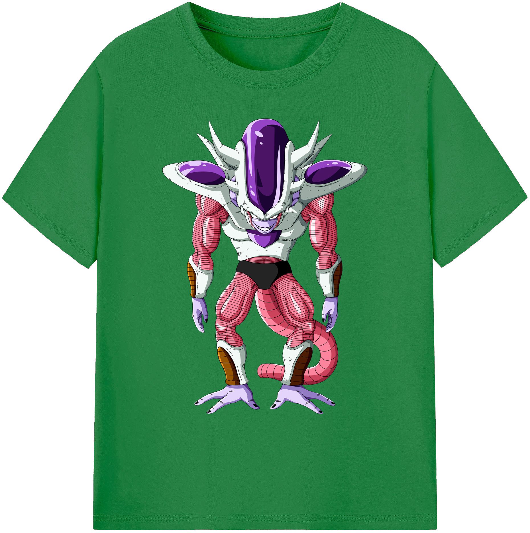 （画像用） ドラゴンボール フリーザ DRAGON BALL Frieza 綿100％ メンズ半袖Tシャツ｜肌触りやわらか＆通気性