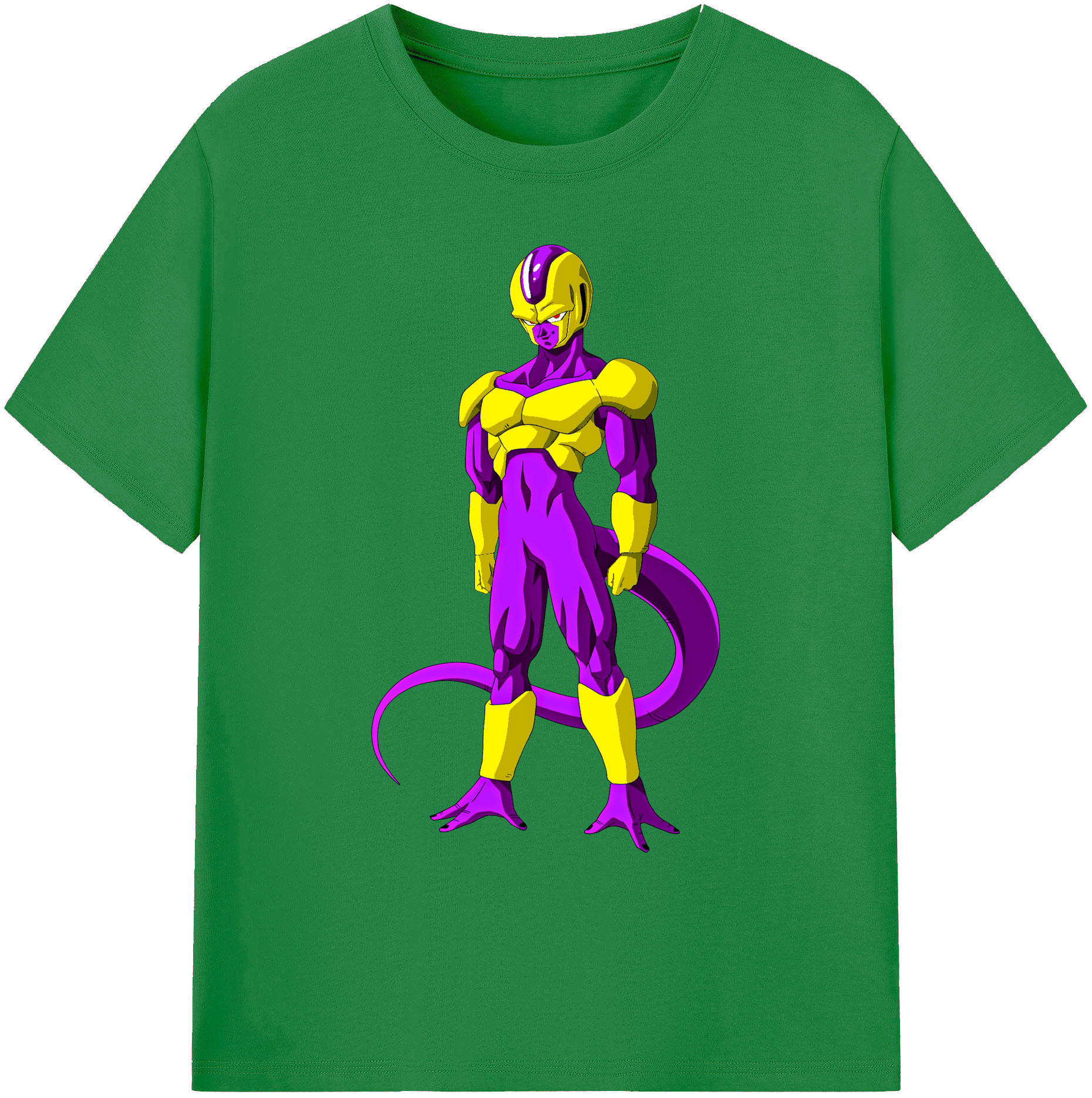 （画像用） ドラゴンボール フリーザ DRAGON BALL Frieza 綿100％ メンズ半袖Tシャツ｜肌触りやわらか＆通気性