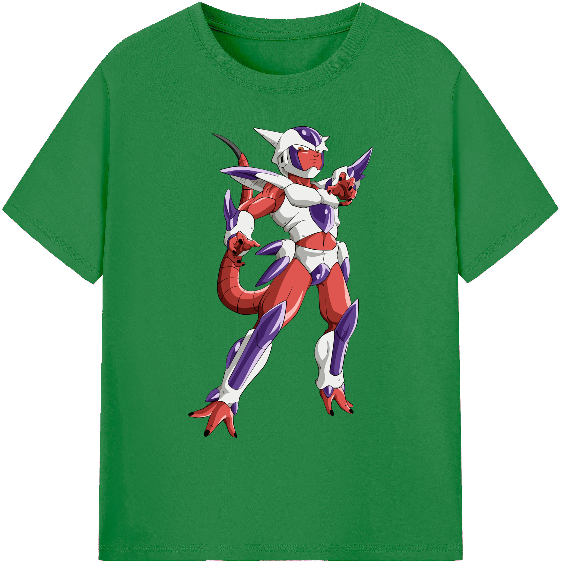（画像用） ドラゴンボール フリーザ DRAGON BALL Frieza 綿100％ メンズ半袖Tシャツ｜肌触りやわらか＆通気性